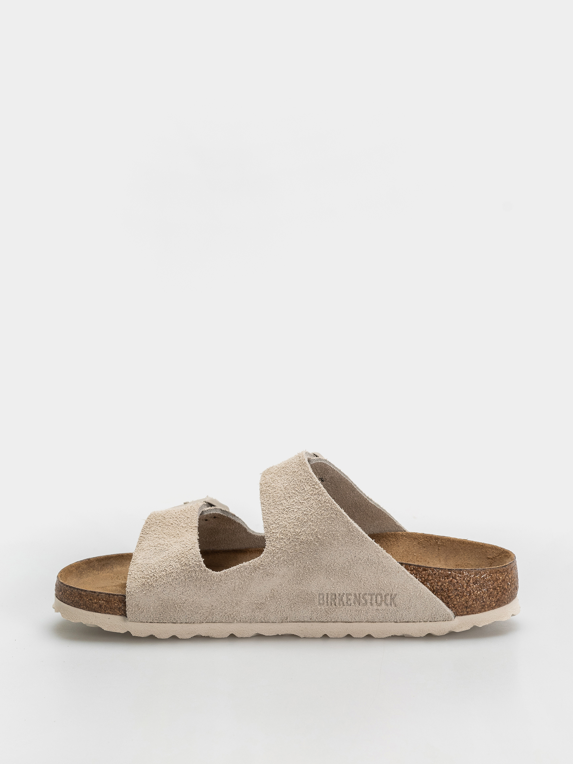 Шльопанці Birkenstock Arizona Suede Leather Narrow (oyster)