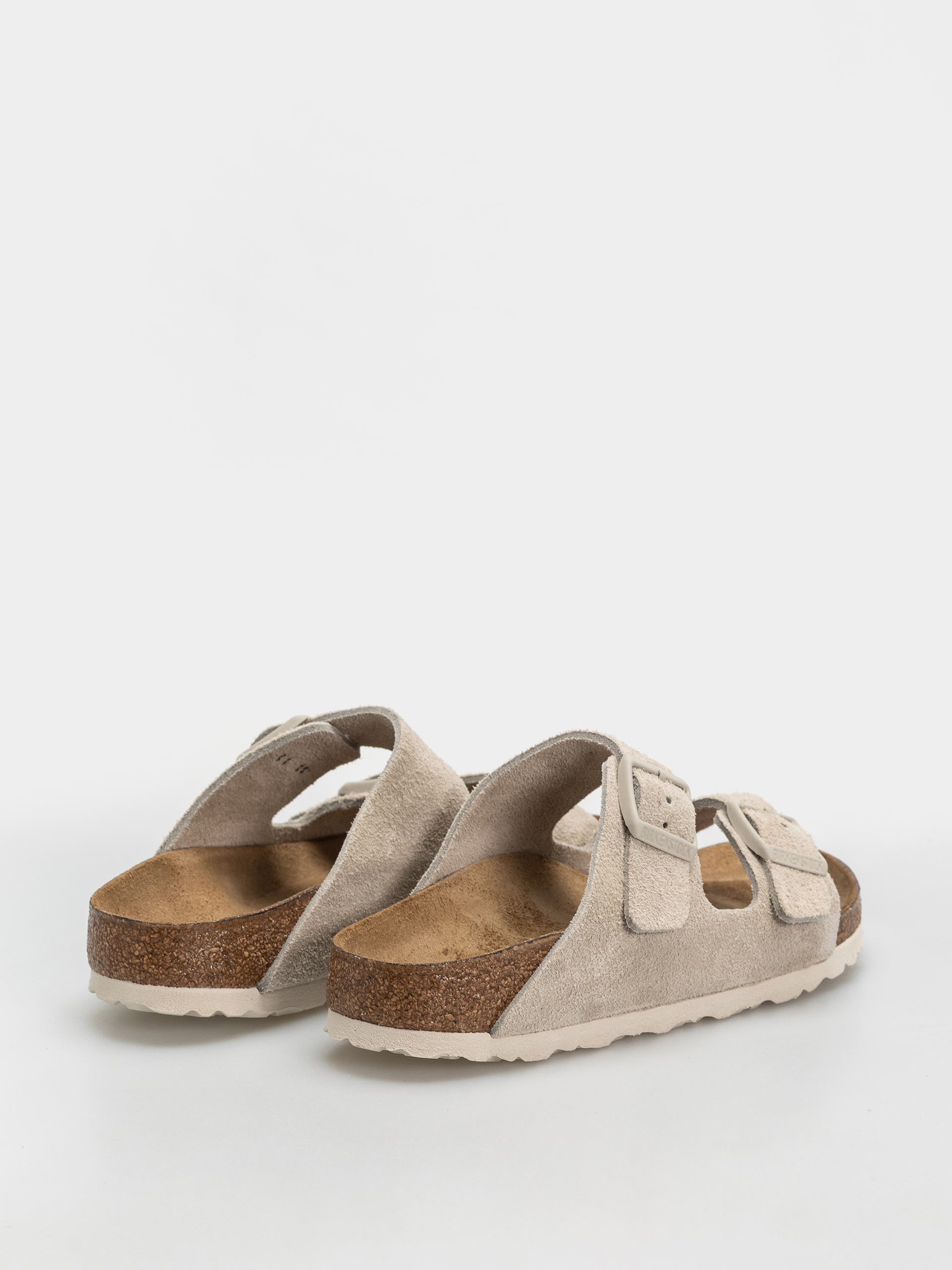 Шльопанці Birkenstock Arizona Suede Leather Narrow (oyster)