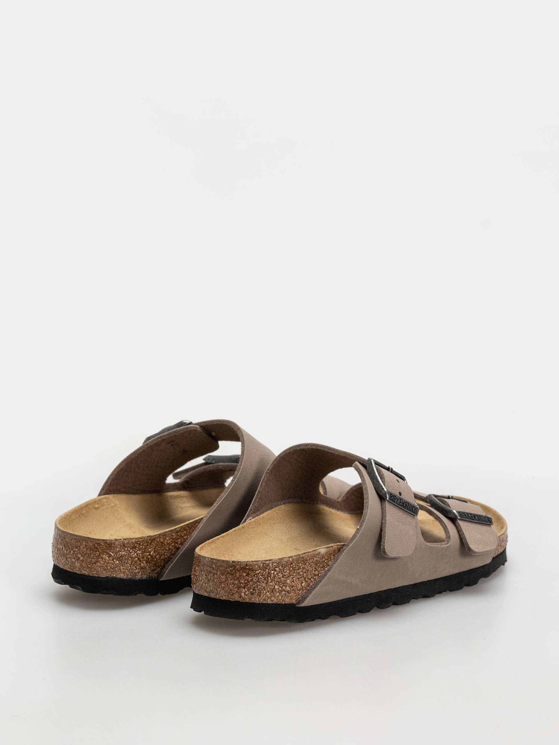 Шльопанці Birkenstock Arizona Birkibuc Narrow (gray taupe)