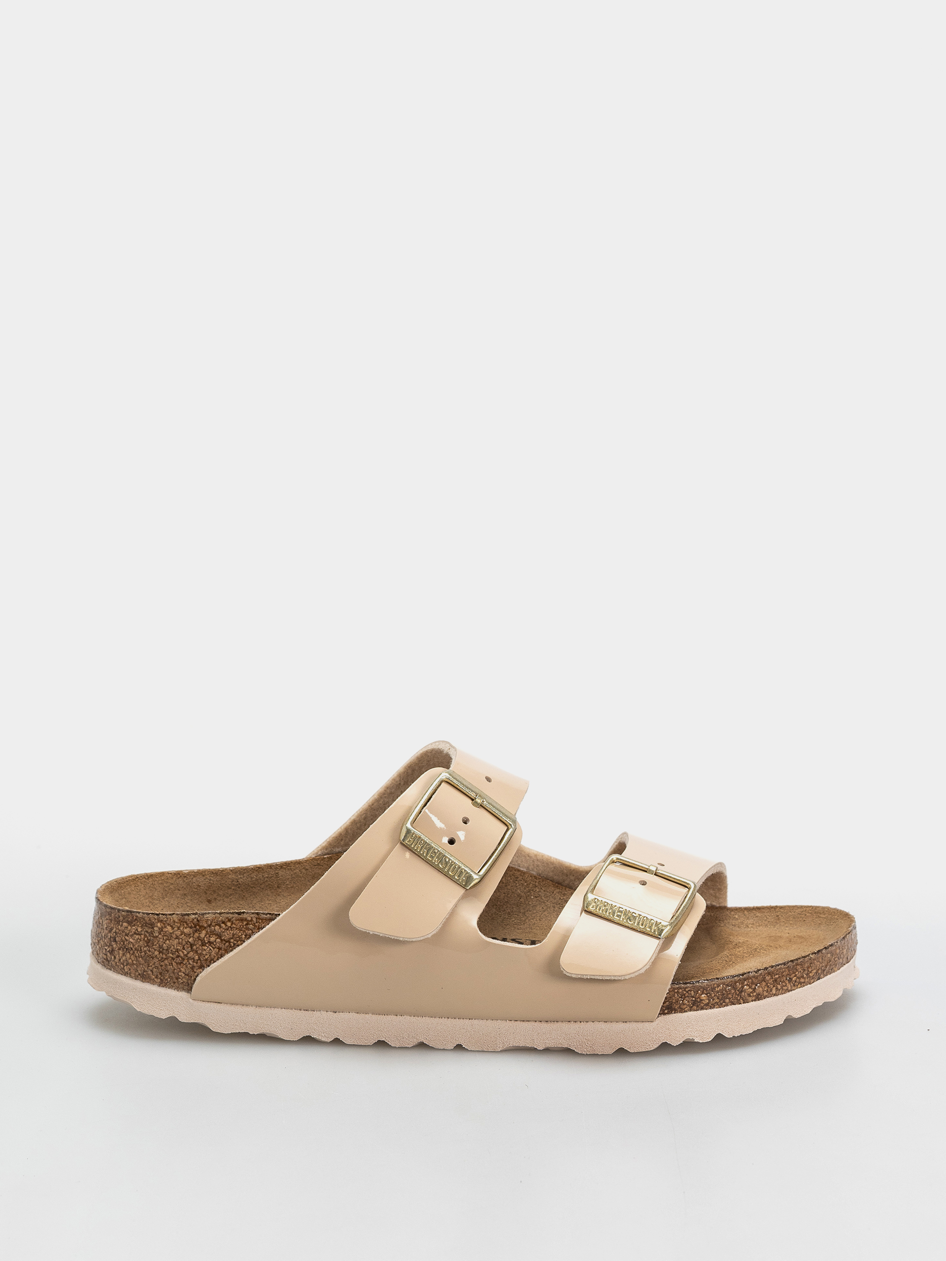 Шльопанці Birkenstock Arizona Birko Flor Patent Narrow Wmn (sand)