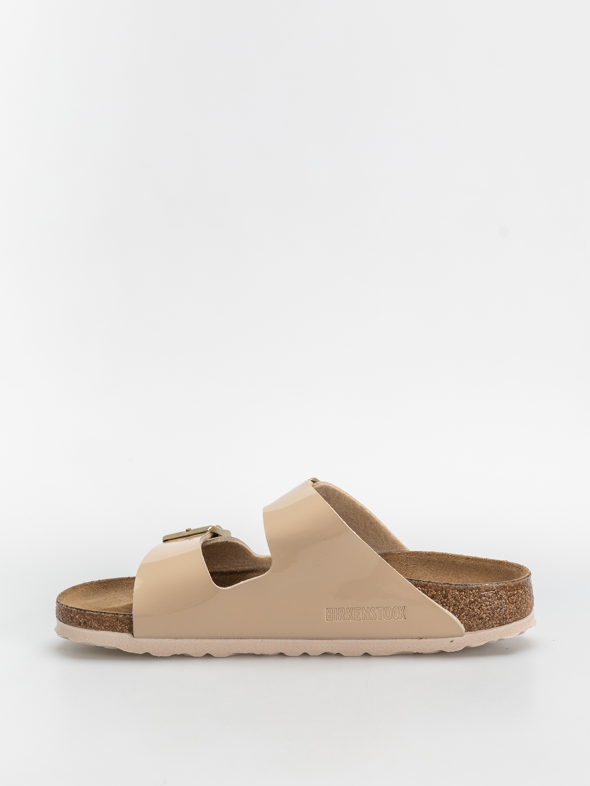 Шльопанці Birkenstock Arizona Birko Flor Patent Narrow Wmn (sand)
