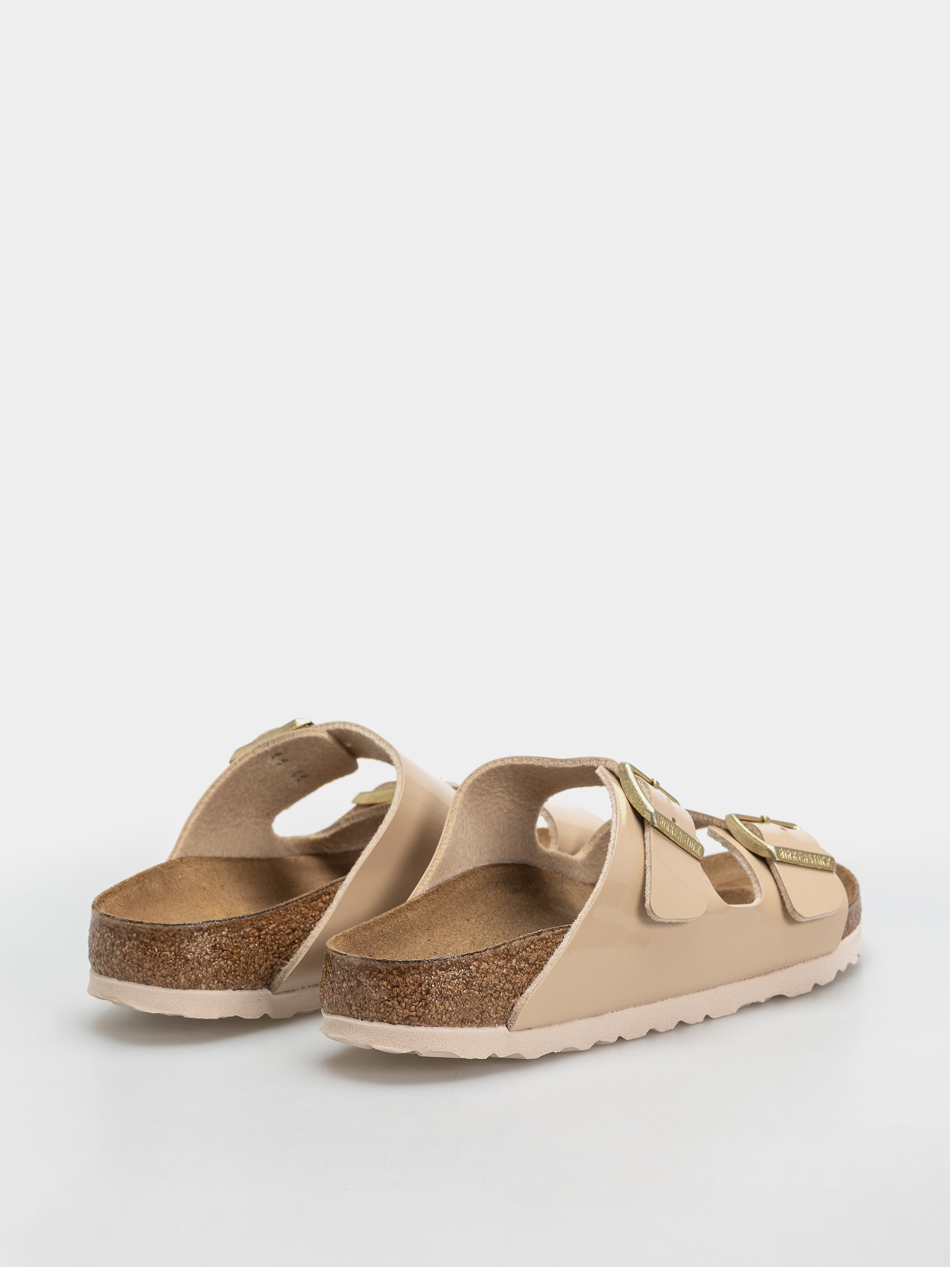 Шльопанці Birkenstock Arizona Birko Flor Patent Narrow Wmn (sand)