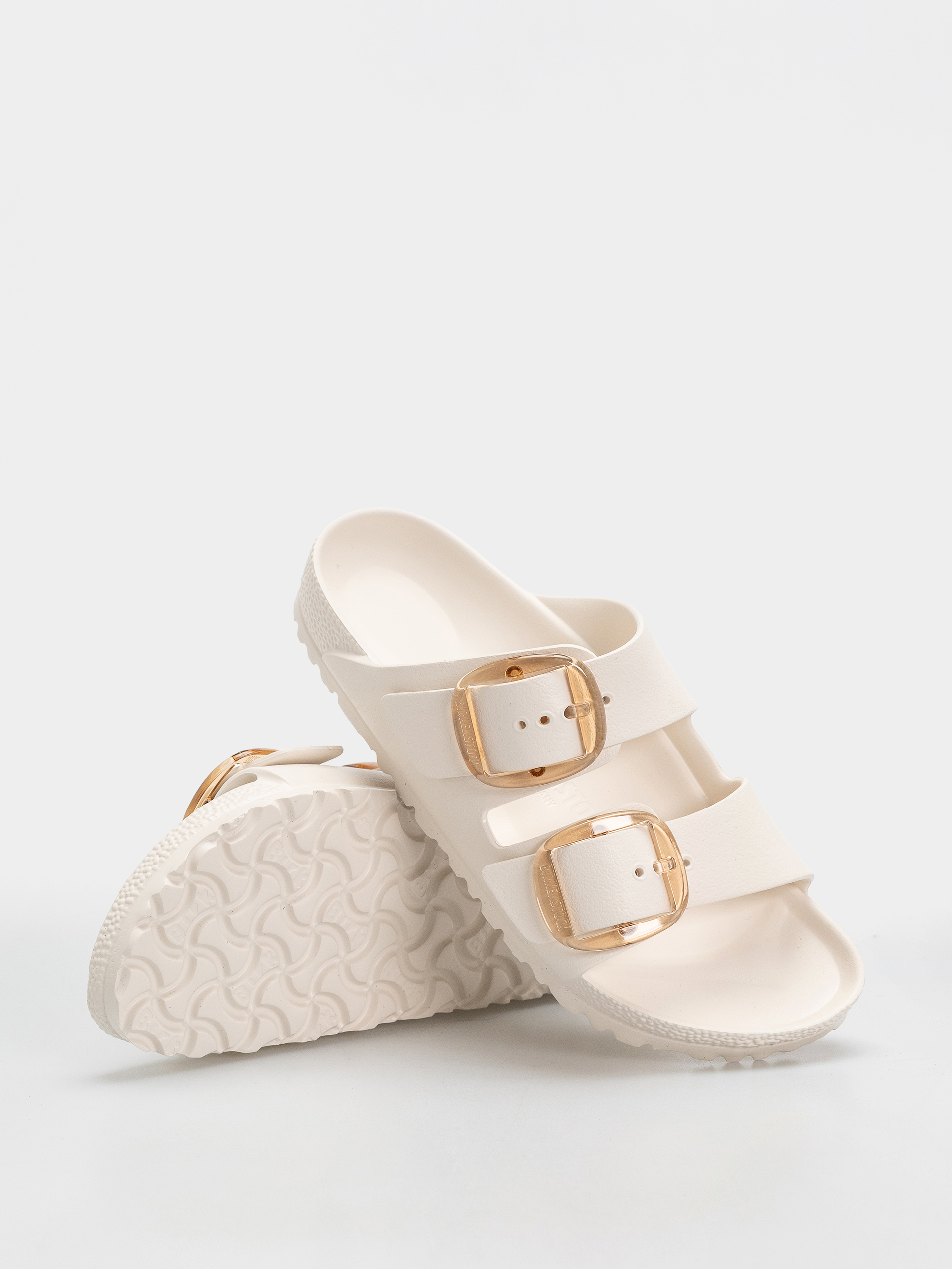 Шльопанці Birkenstock Arizona Big Buckle EVA Narrow Wmn (eggshell)