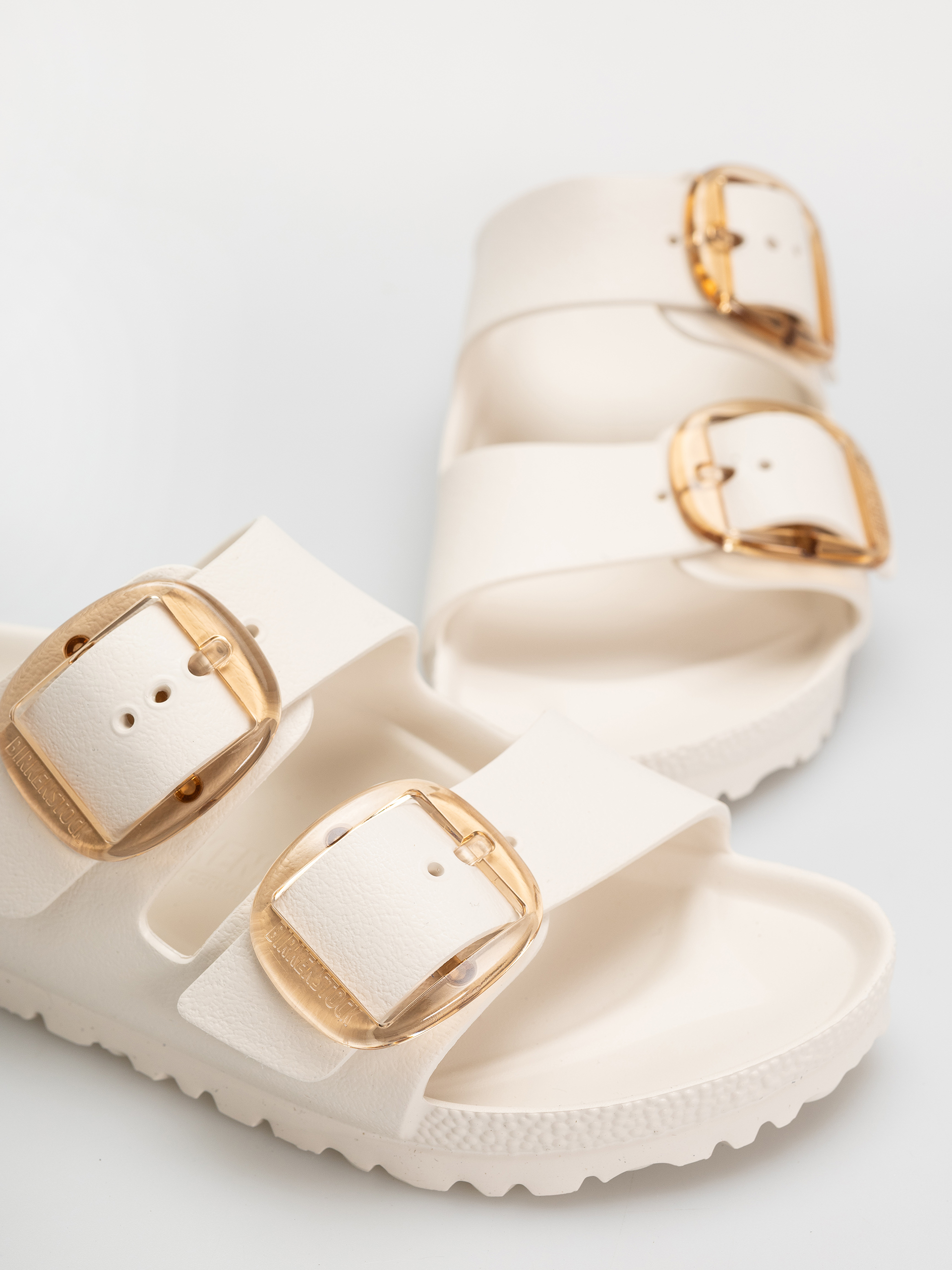 Шльопанці Birkenstock Arizona Big Buckle EVA Narrow Wmn (eggshell)