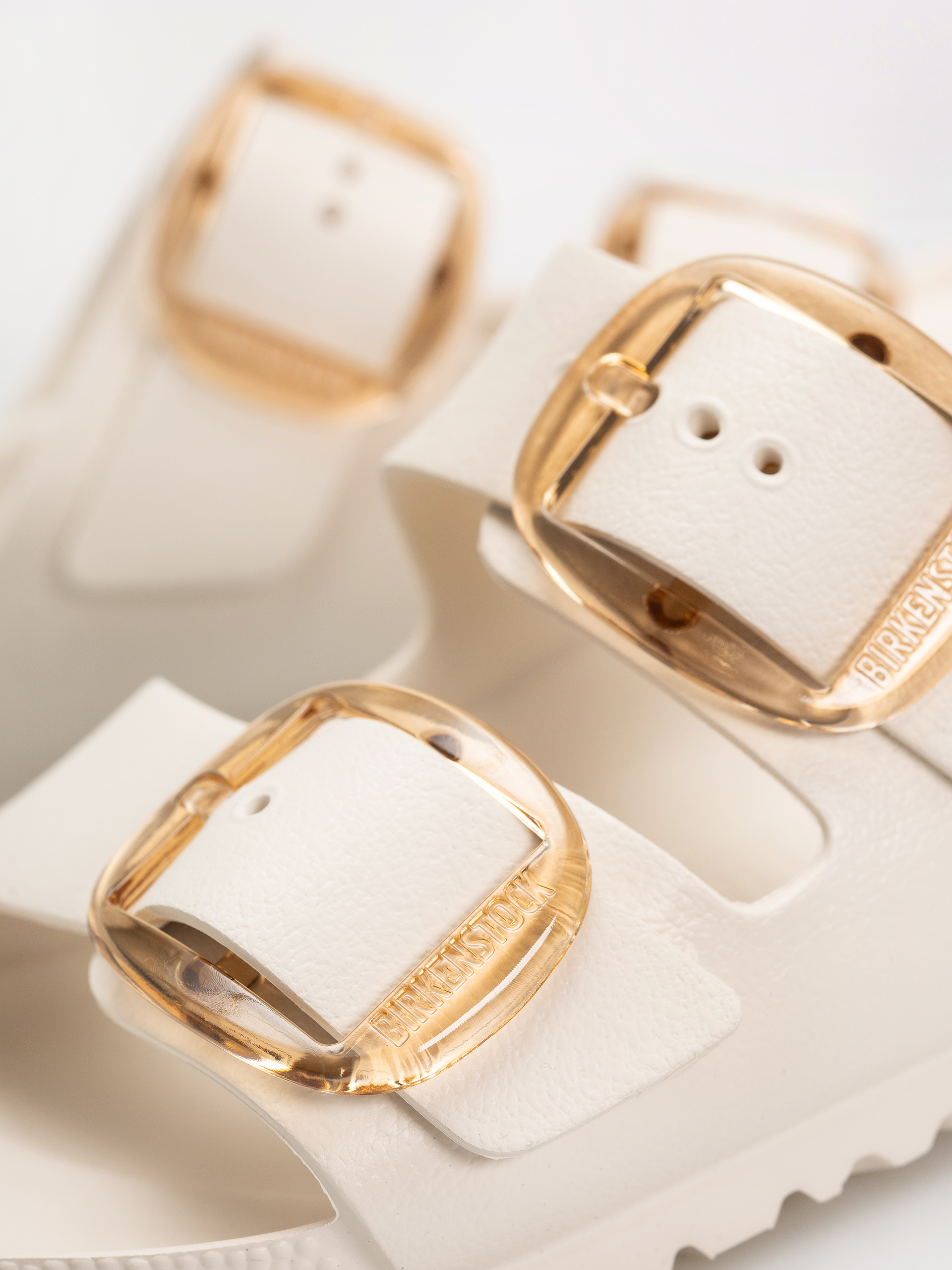 Шльопанці Birkenstock Arizona Big Buckle EVA Narrow Wmn (eggshell)