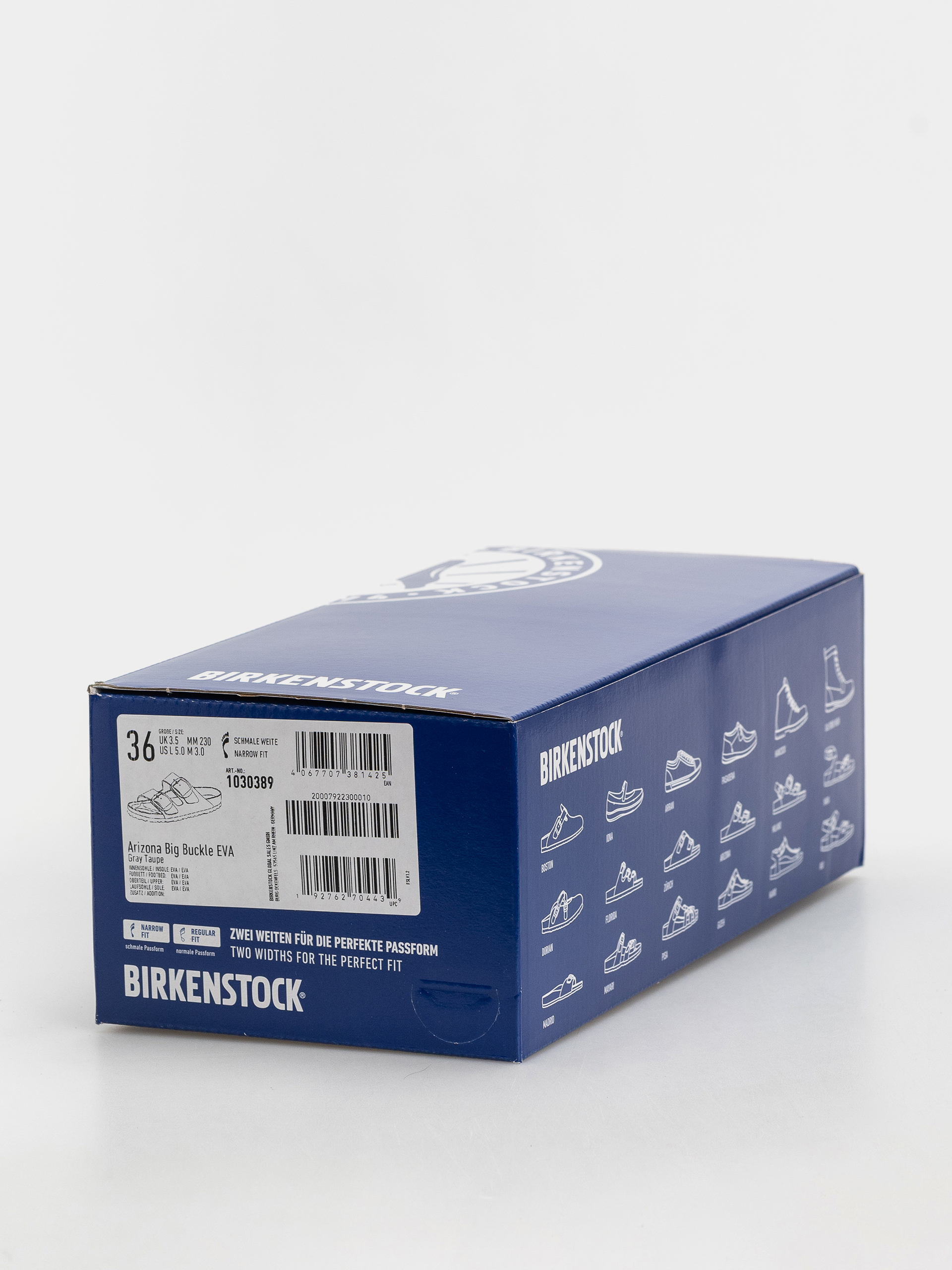 Шльопанці Birkenstock Arizona Big Buckle EVA Narrow Wmn (gray taupe)