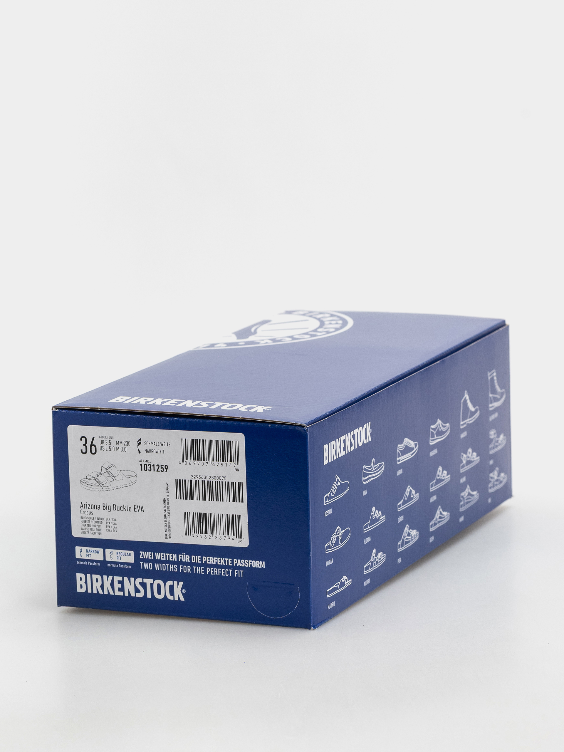 Шльопанці Birkenstock Arizona Big Buckle EVA Narrow Wmn (crocus)