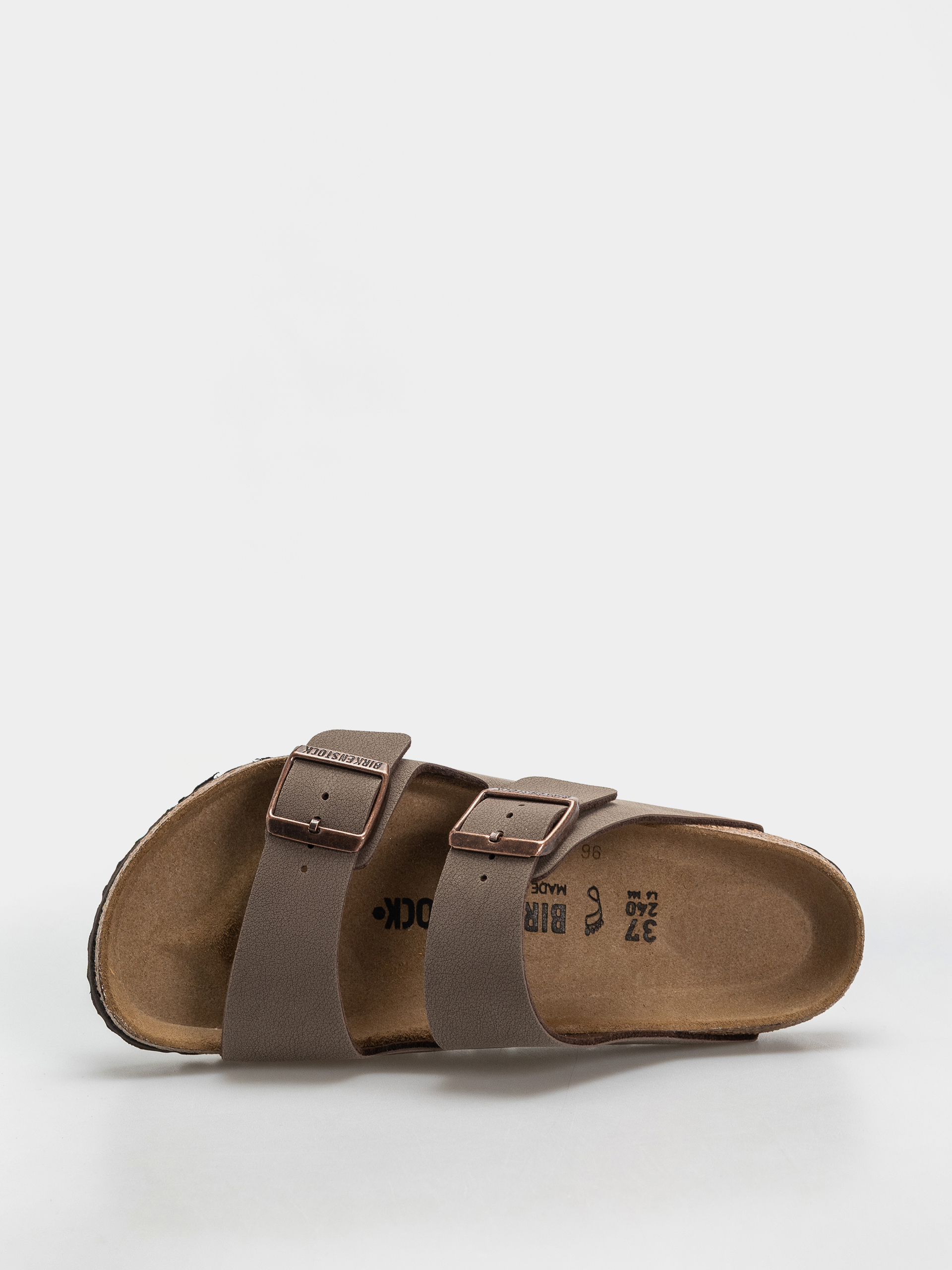 Шльопанці Birkenstock Arizona Birkibuc Regular (mocca)