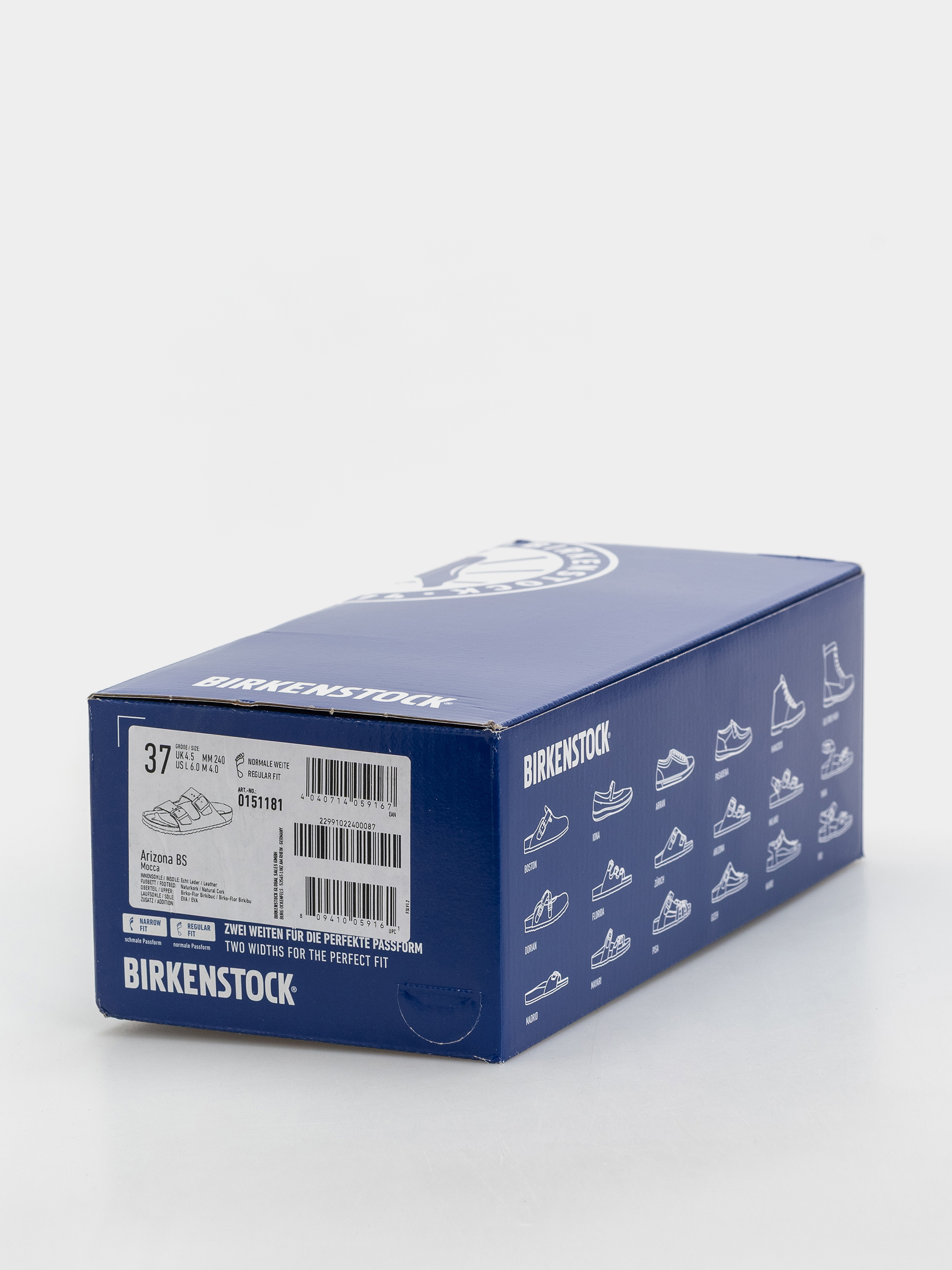 Шльопанці Birkenstock Arizona Birkibuc Regular (mocca)