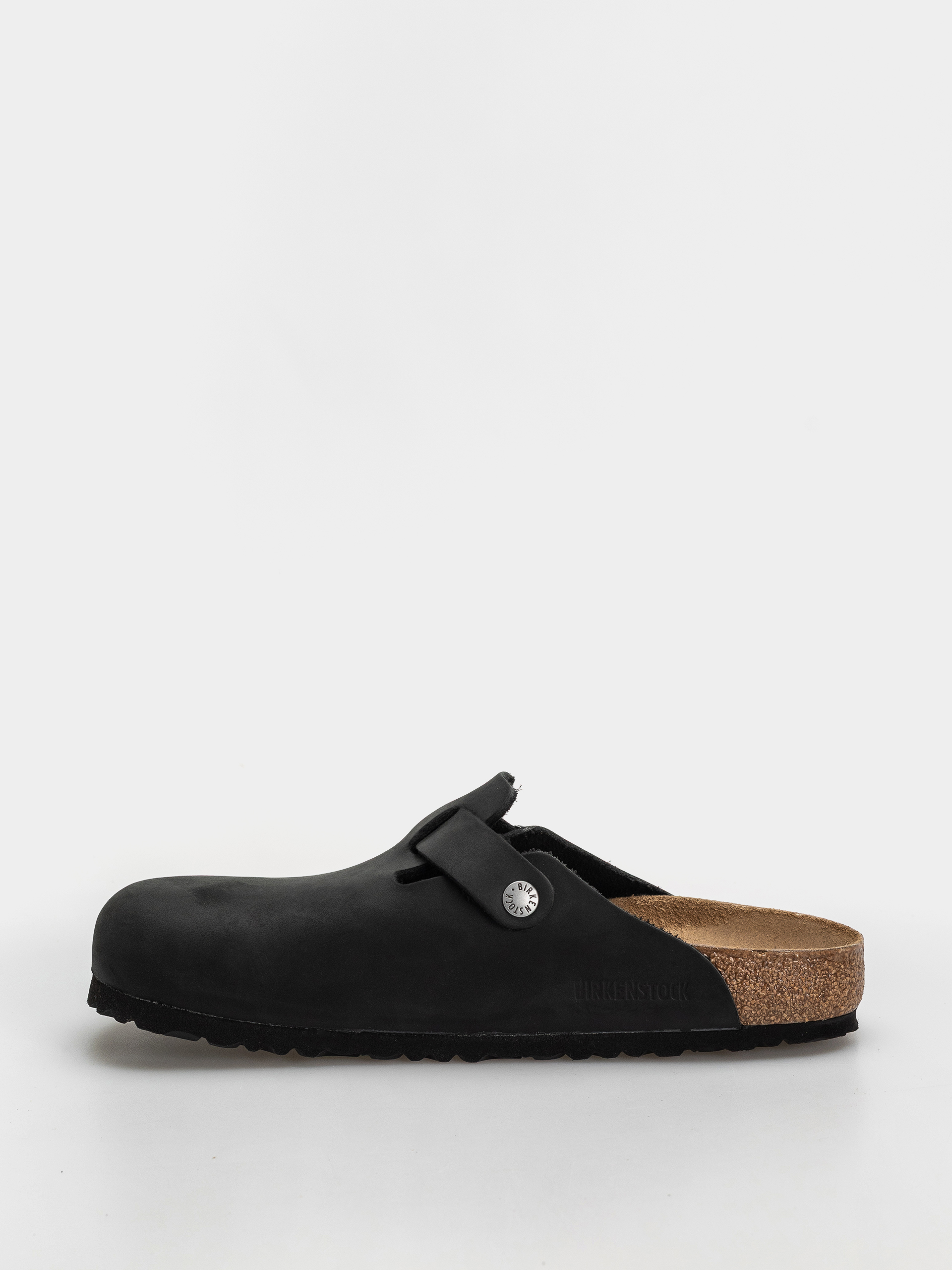 Шльопанці Birkenstock Boston Oiled Leather Regular (black)
