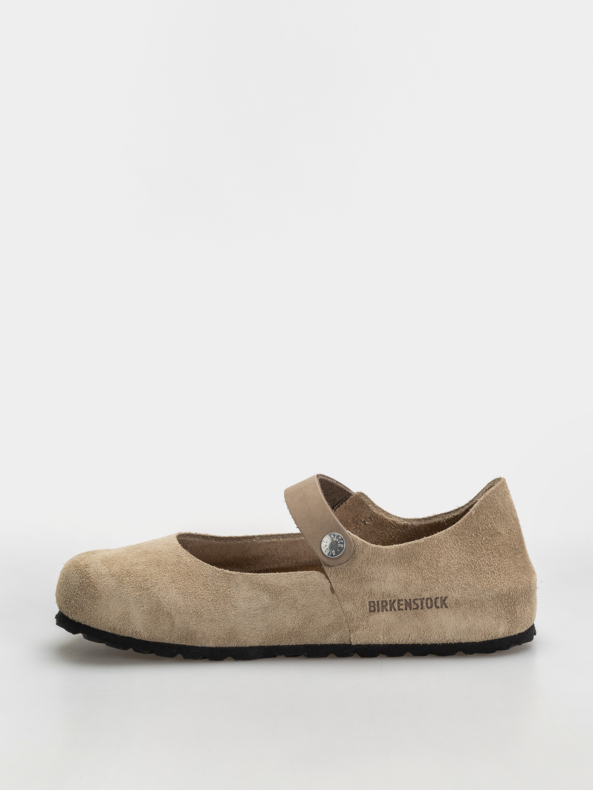 Шльопанці Birkenstock Mantova Suede Leather Narrow Wmn (taupe)