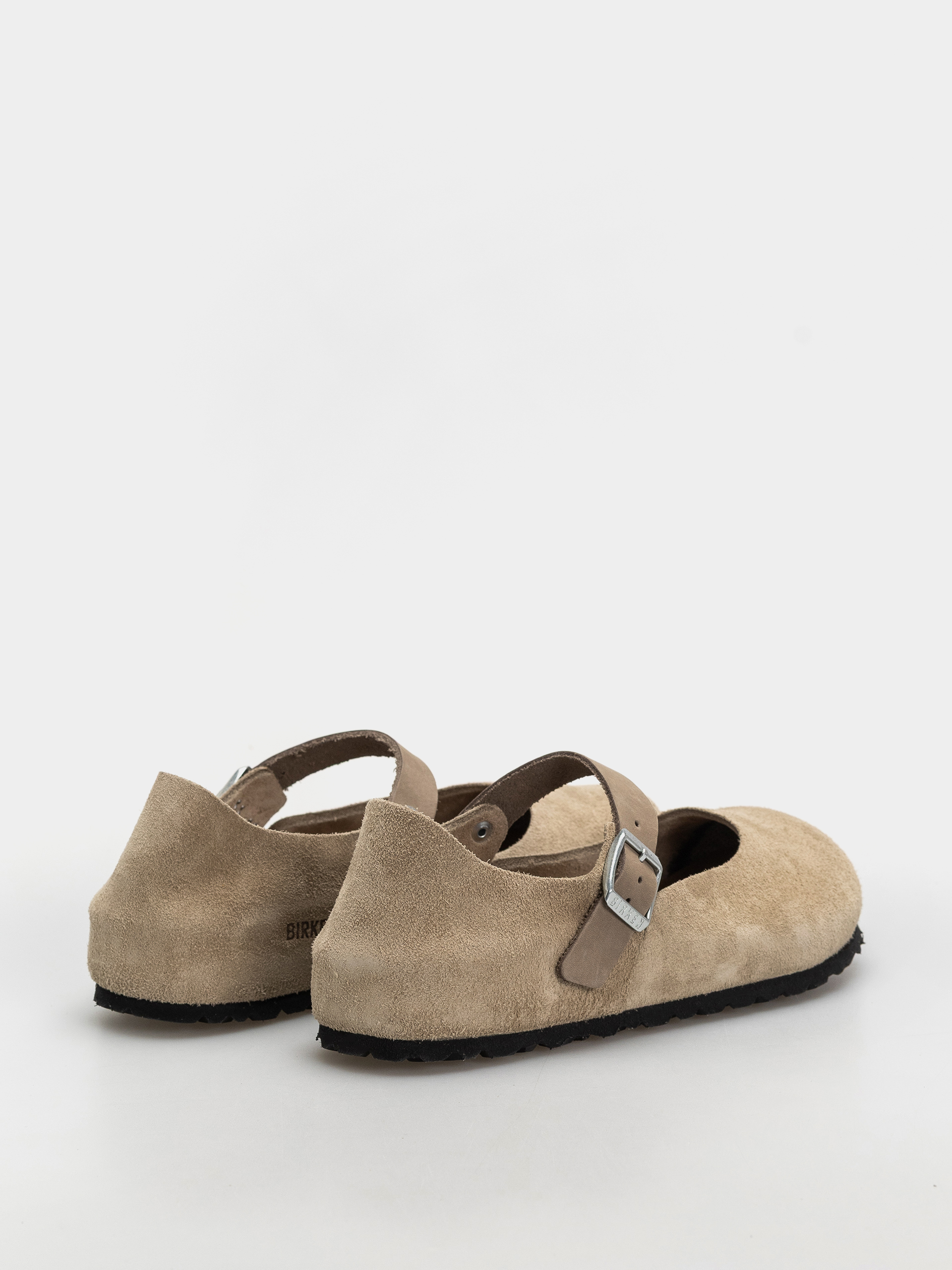 Шльопанці Birkenstock Mantova Suede Leather Narrow Wmn (taupe)