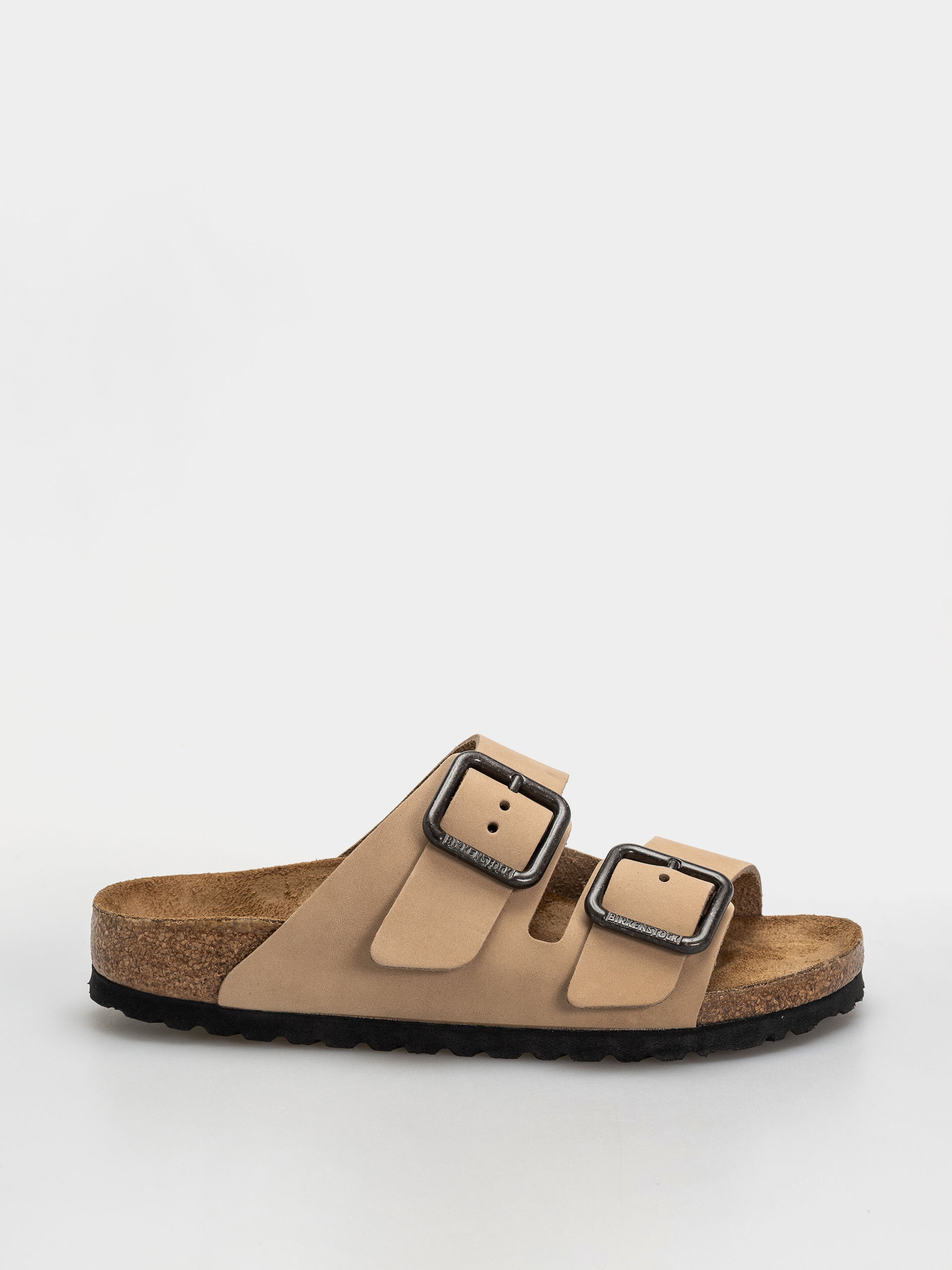 Шльопанці Birkenstock Arizona Wire Buckle Nubuck Leather Narrow (sandcastle)