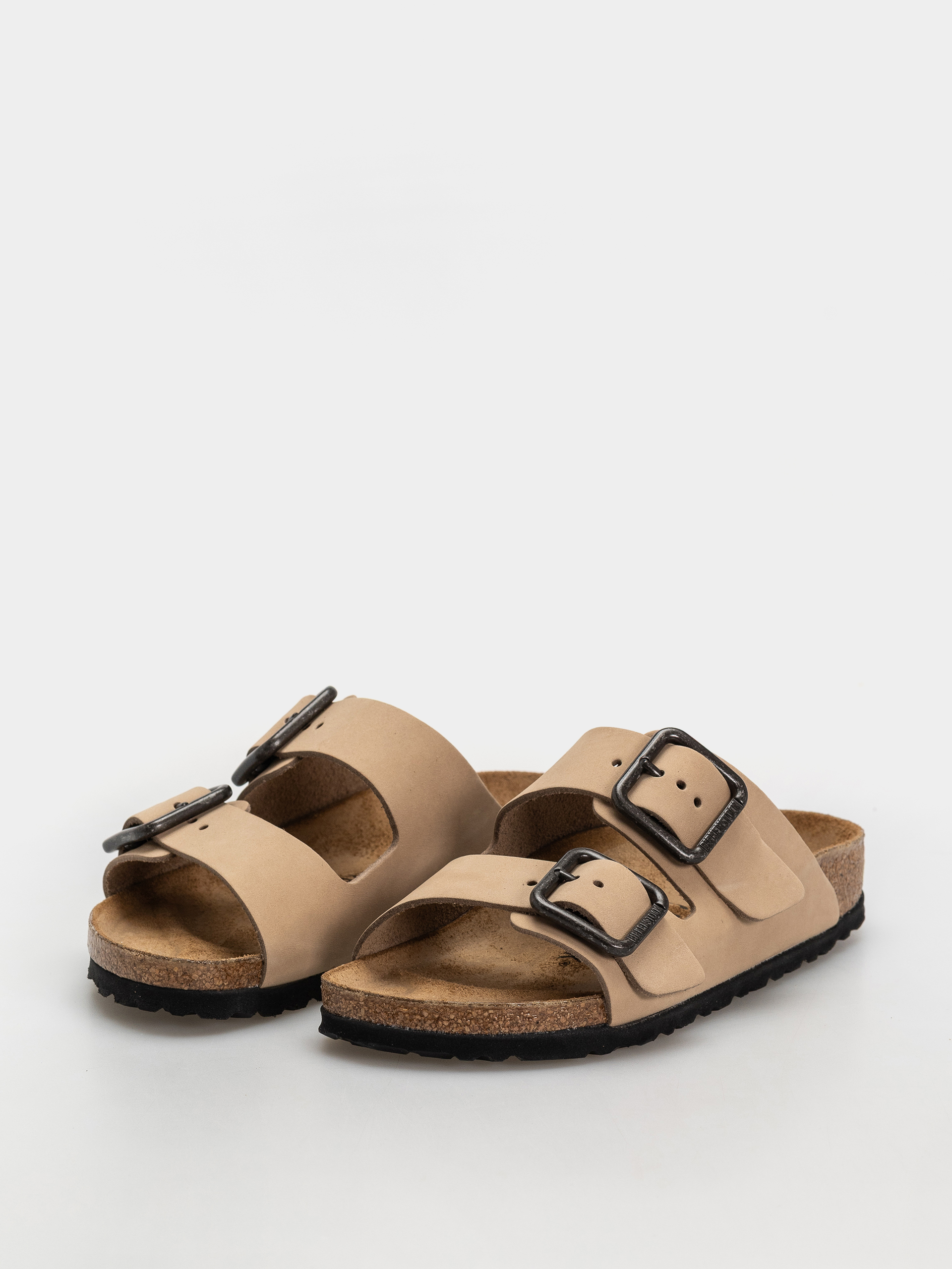 Шльопанці Birkenstock Arizona Wire Buckle Nubuck Leather Narrow (sandcastle)