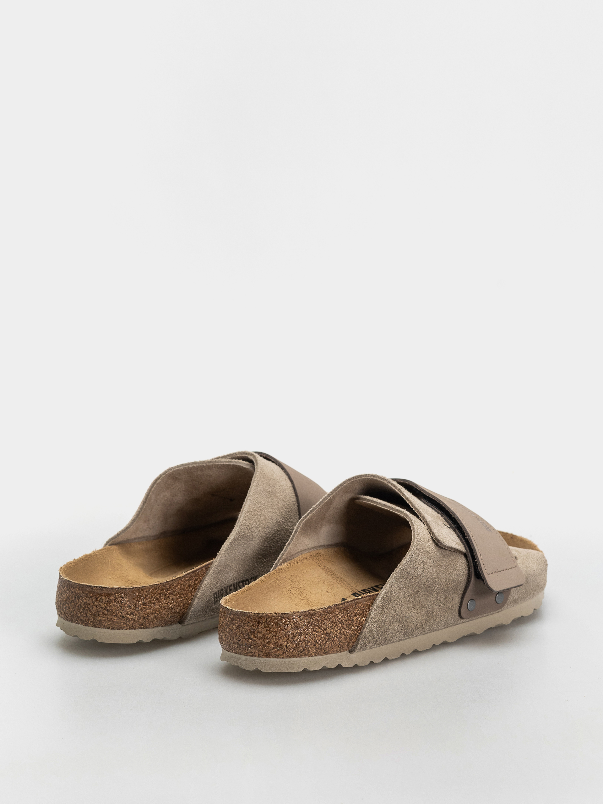 Шльопанці Birkenstock Kyoto Nubuck Suede Leather Regular (taupe)