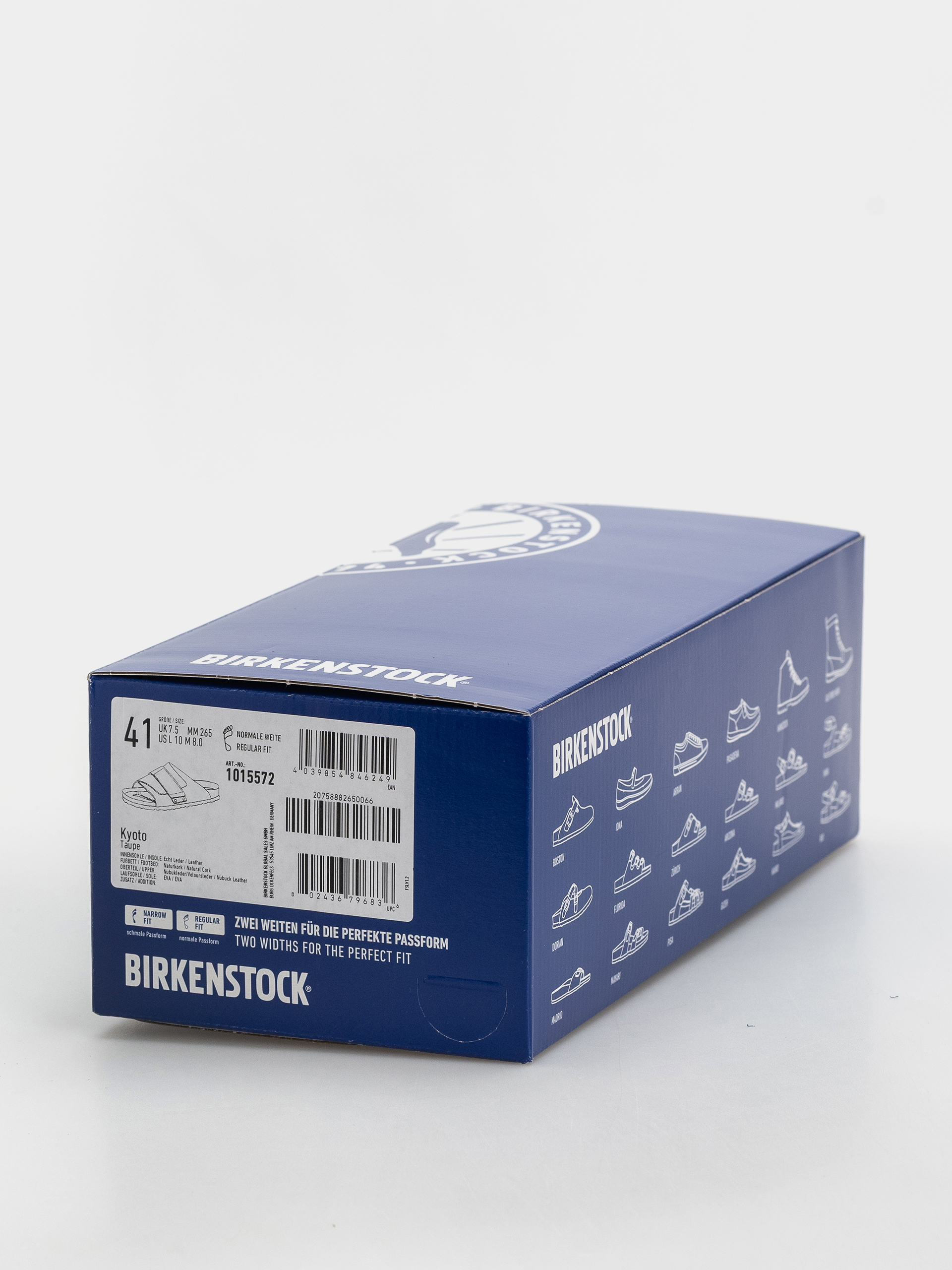 Шльопанці Birkenstock Kyoto Nubuck Suede Leather Regular (taupe)