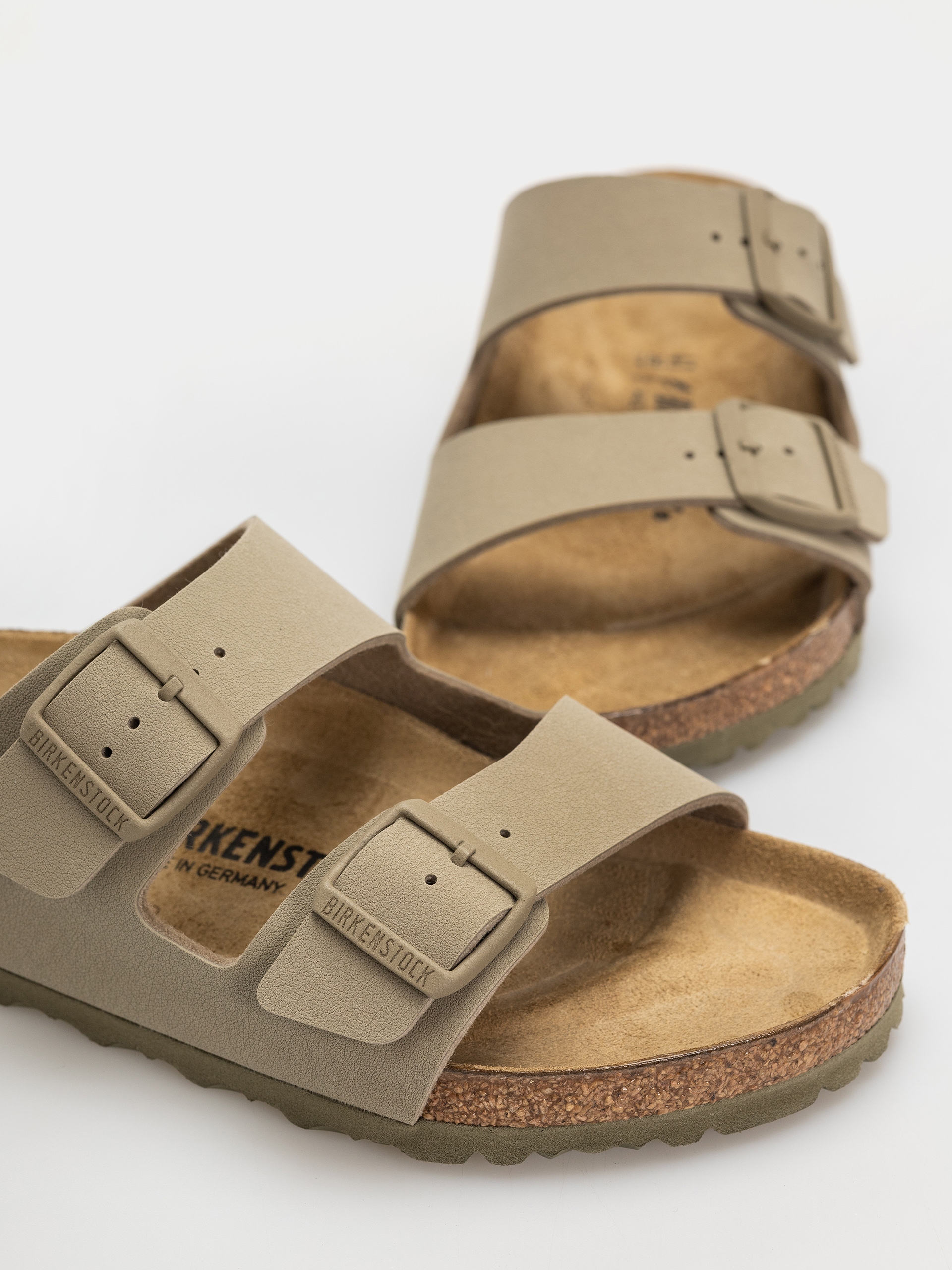Шльопанці Birkenstock Arizona Birko Flor Regular (faded khaki)
