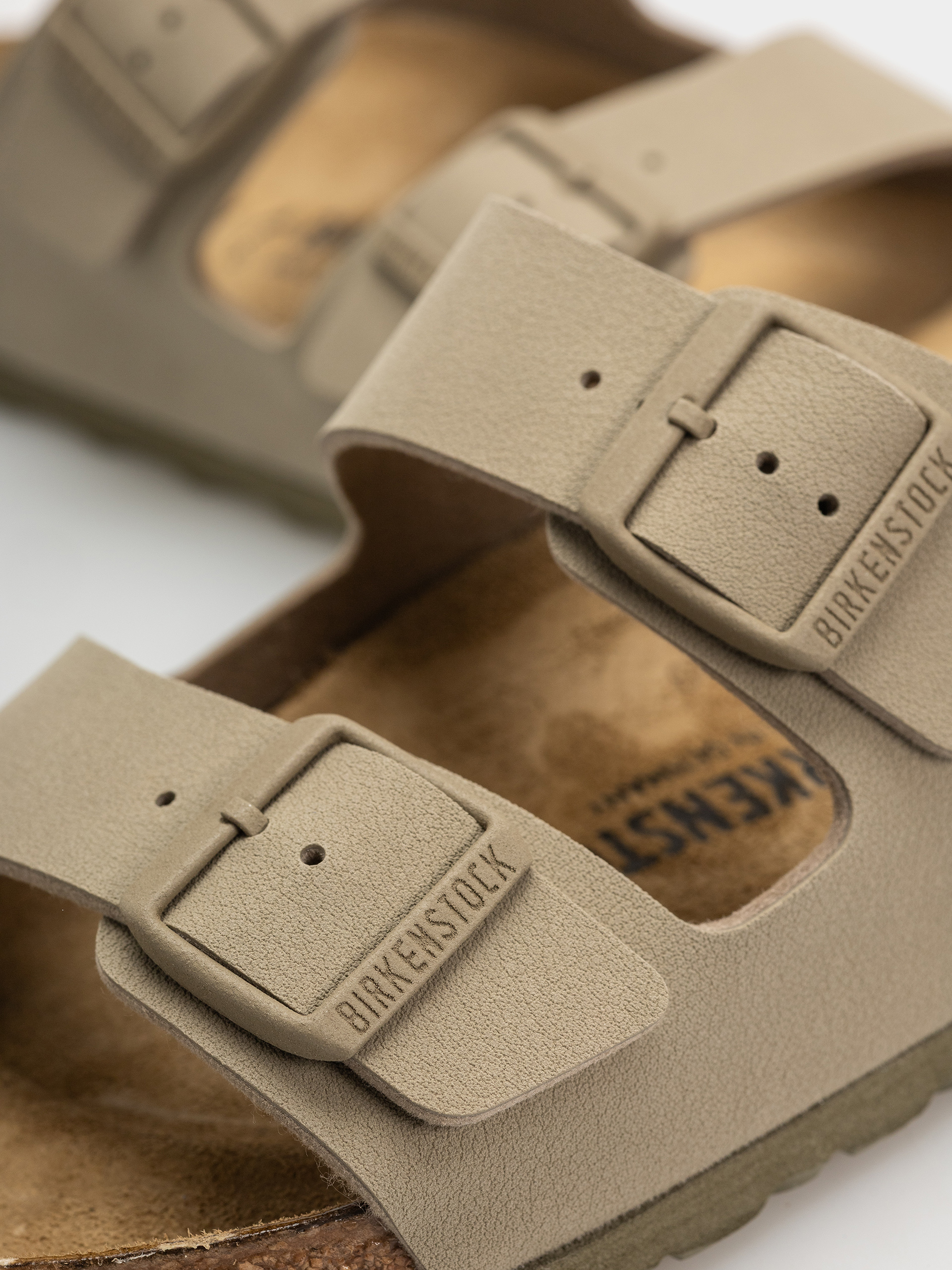 Шльопанці Birkenstock Arizona Birko Flor Regular (faded khaki)