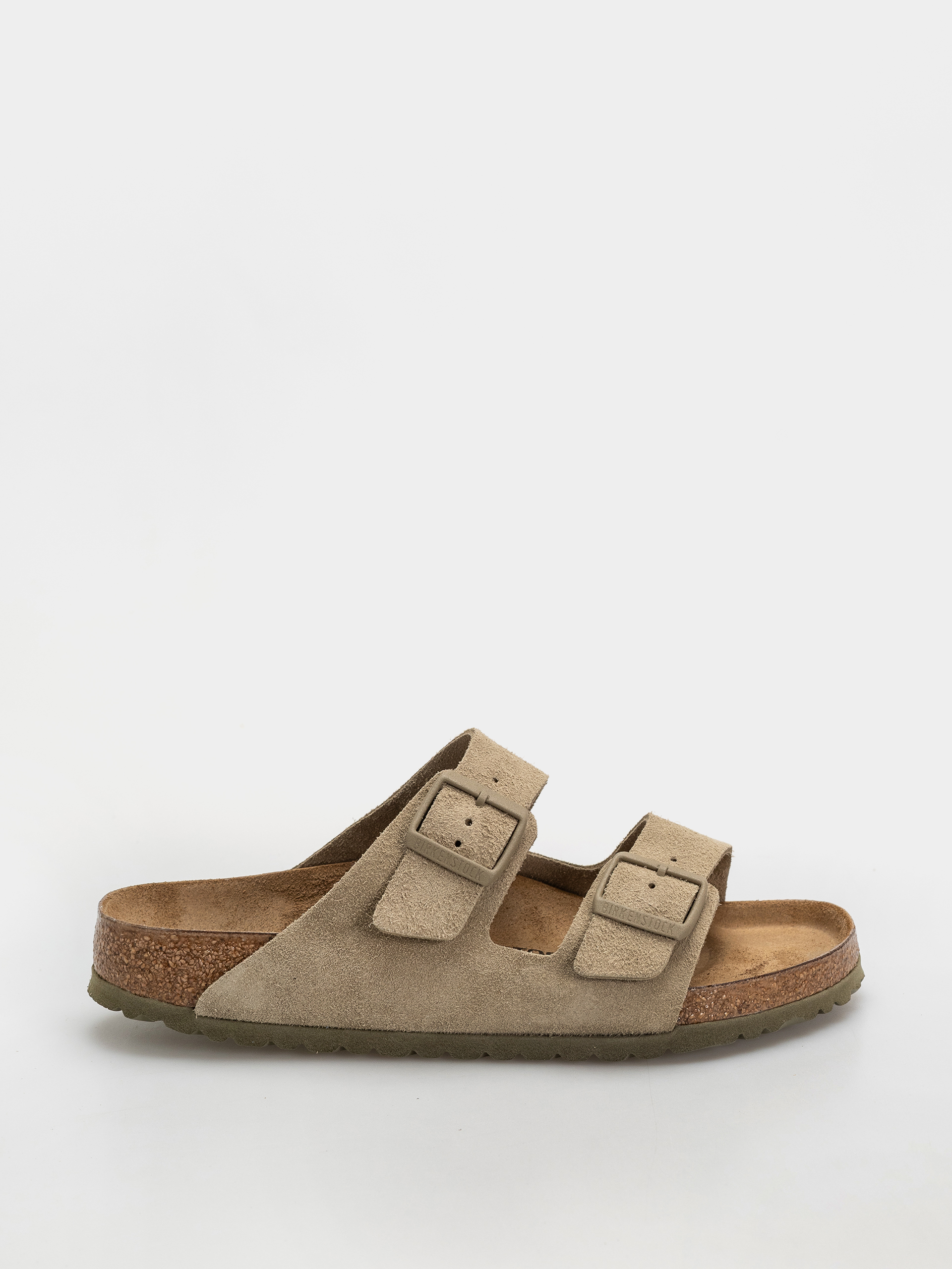 u0428u043bu044cu043eu043fu0430u043du0446u0456 Birkenstock Arizona Suede Leather Regular (faded khaki)