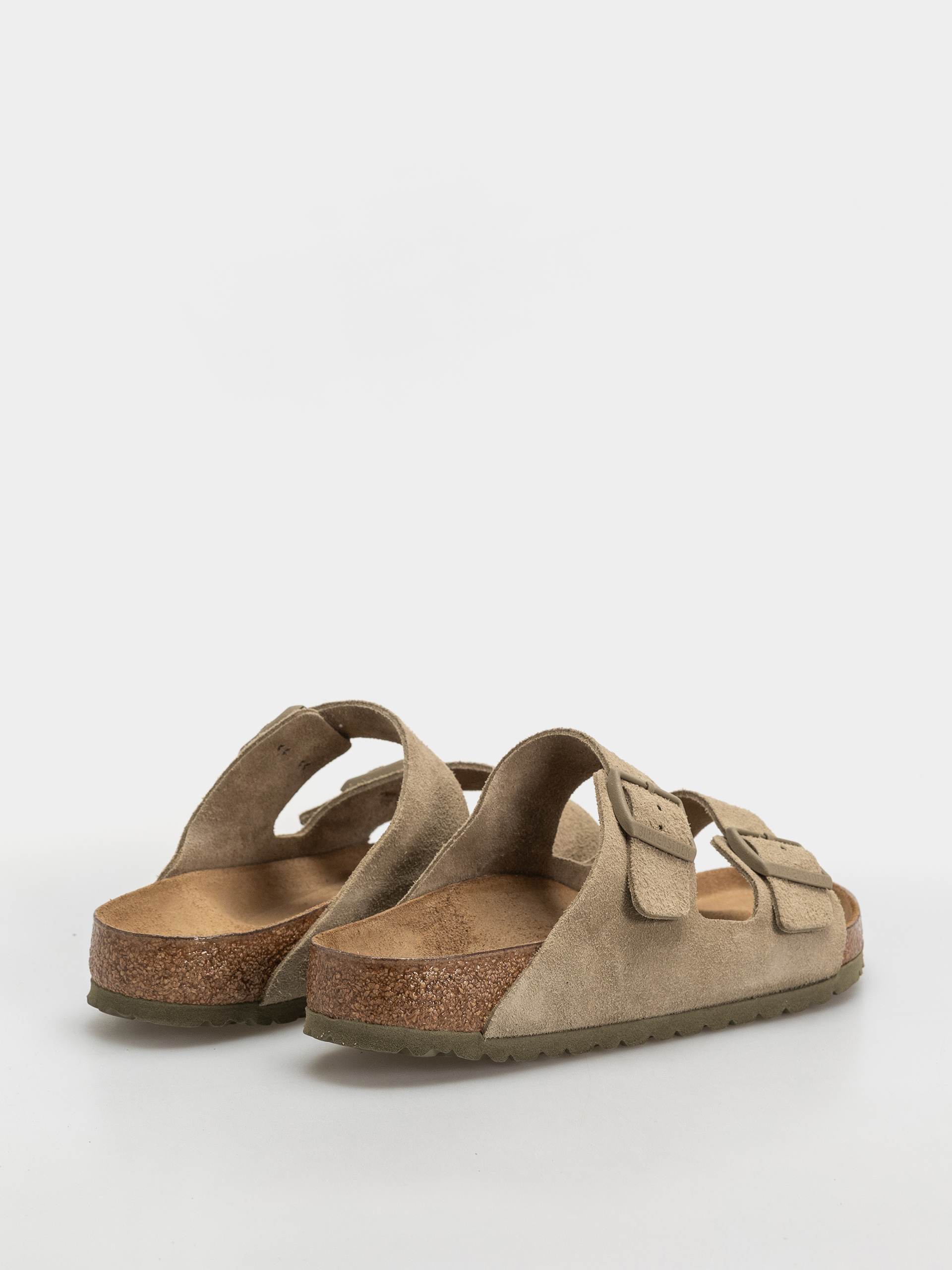 Шльопанці Birkenstock Arizona Suede Leather Regular (faded khaki)