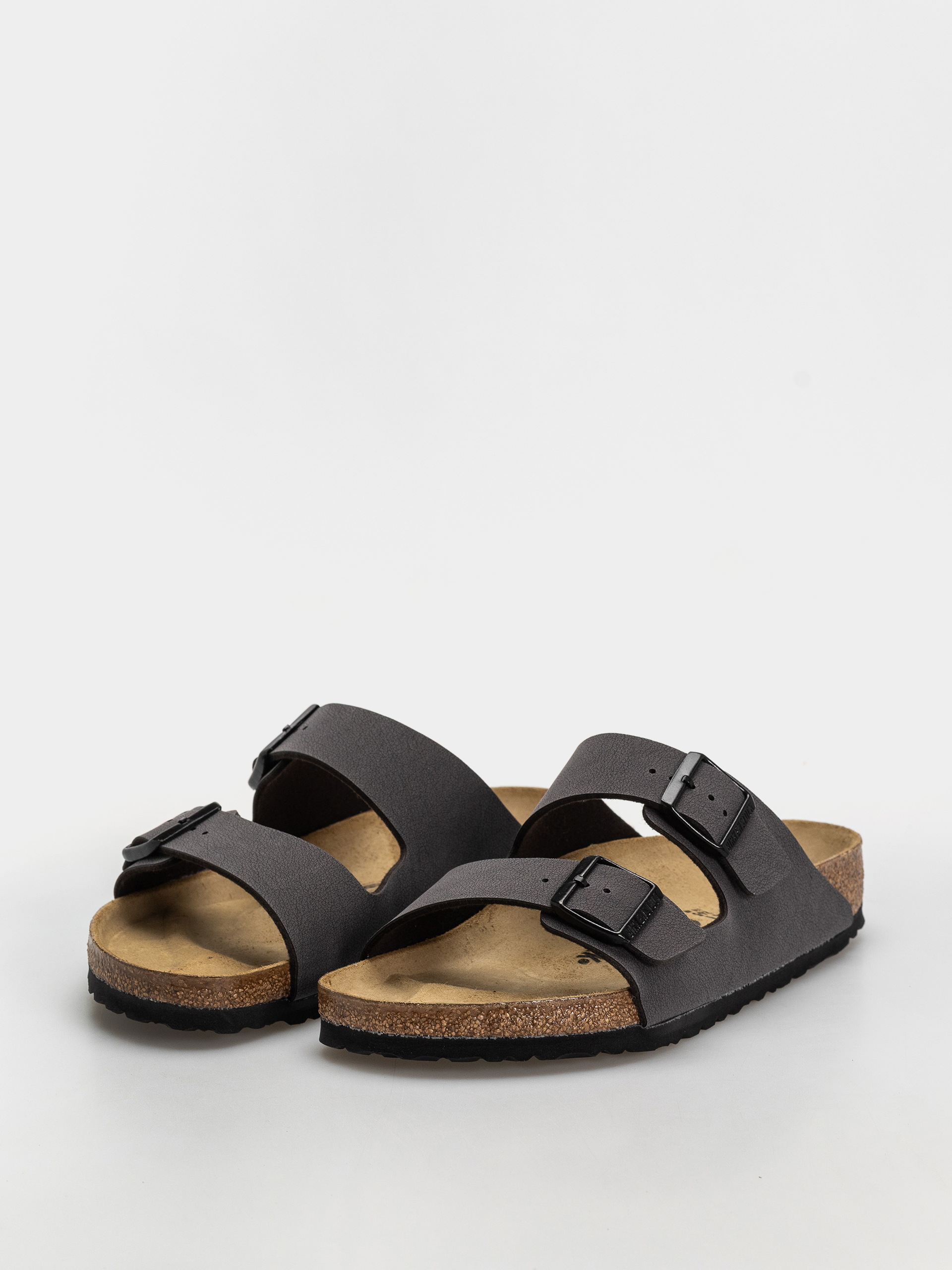 Шльопанці Birkenstock Arizona Birkibuc Regular (velvet gray/black)