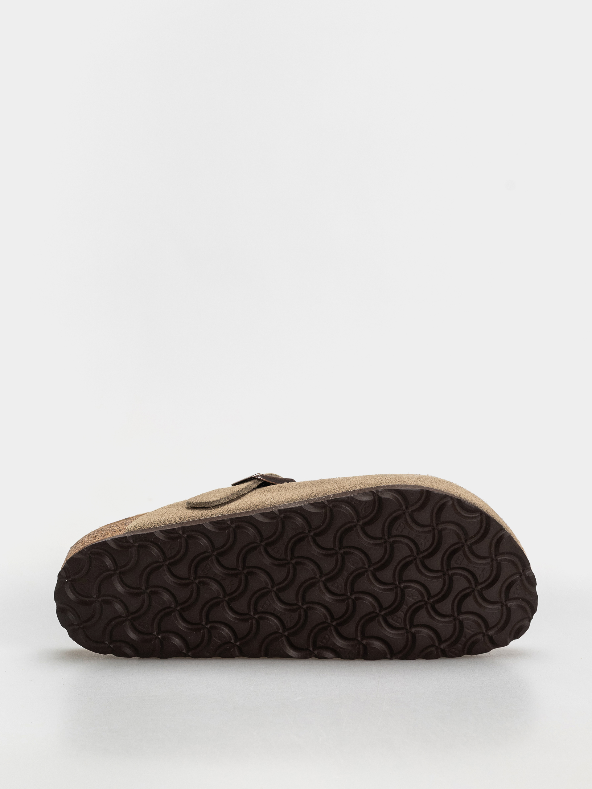 Шльопанці Birkenstock Boston Suede Leather Narrow Wmn (taupe)