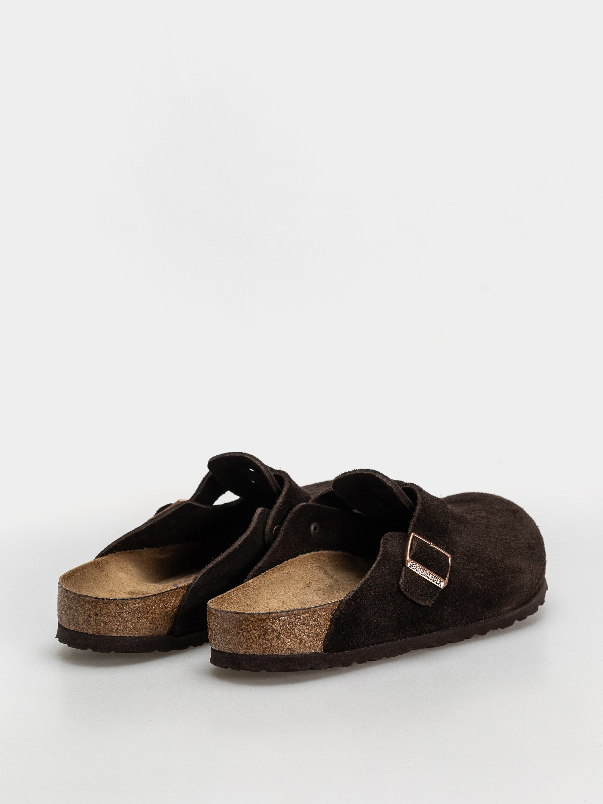 Шльопанці Birkenstock Boston SFB Suede Regular (mocha)