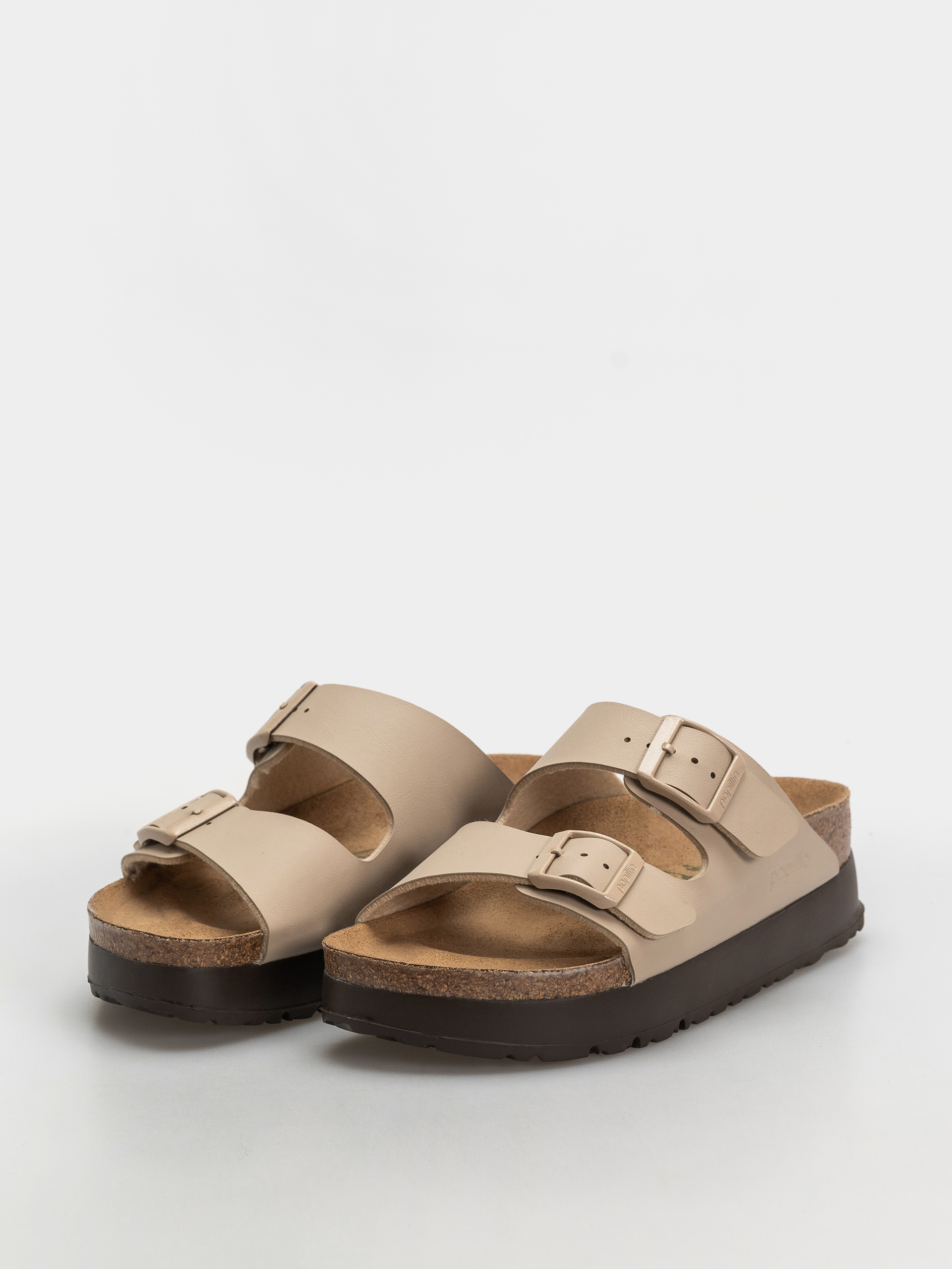 Шльопанці Birkenstock Arizona Flex Platform Birko Flor Narrow Wmn (sandcastle)