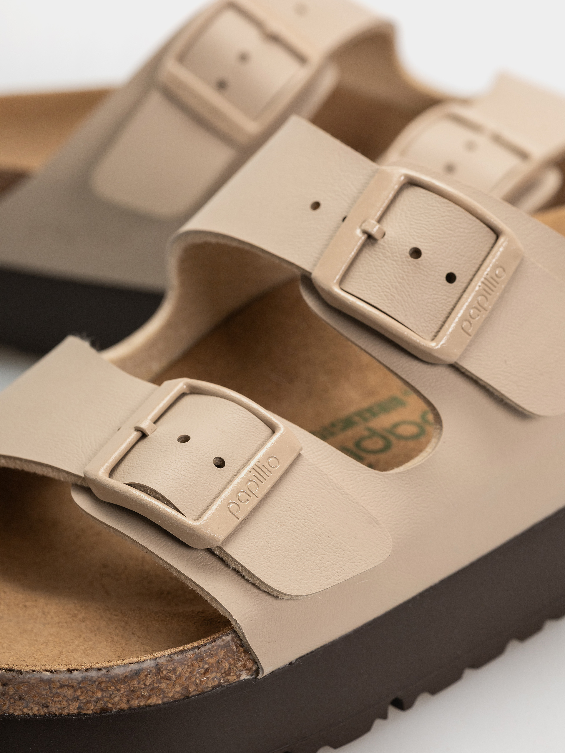 Шльопанці Birkenstock Arizona Flex Platform Birko Flor Narrow Wmn (sandcastle)