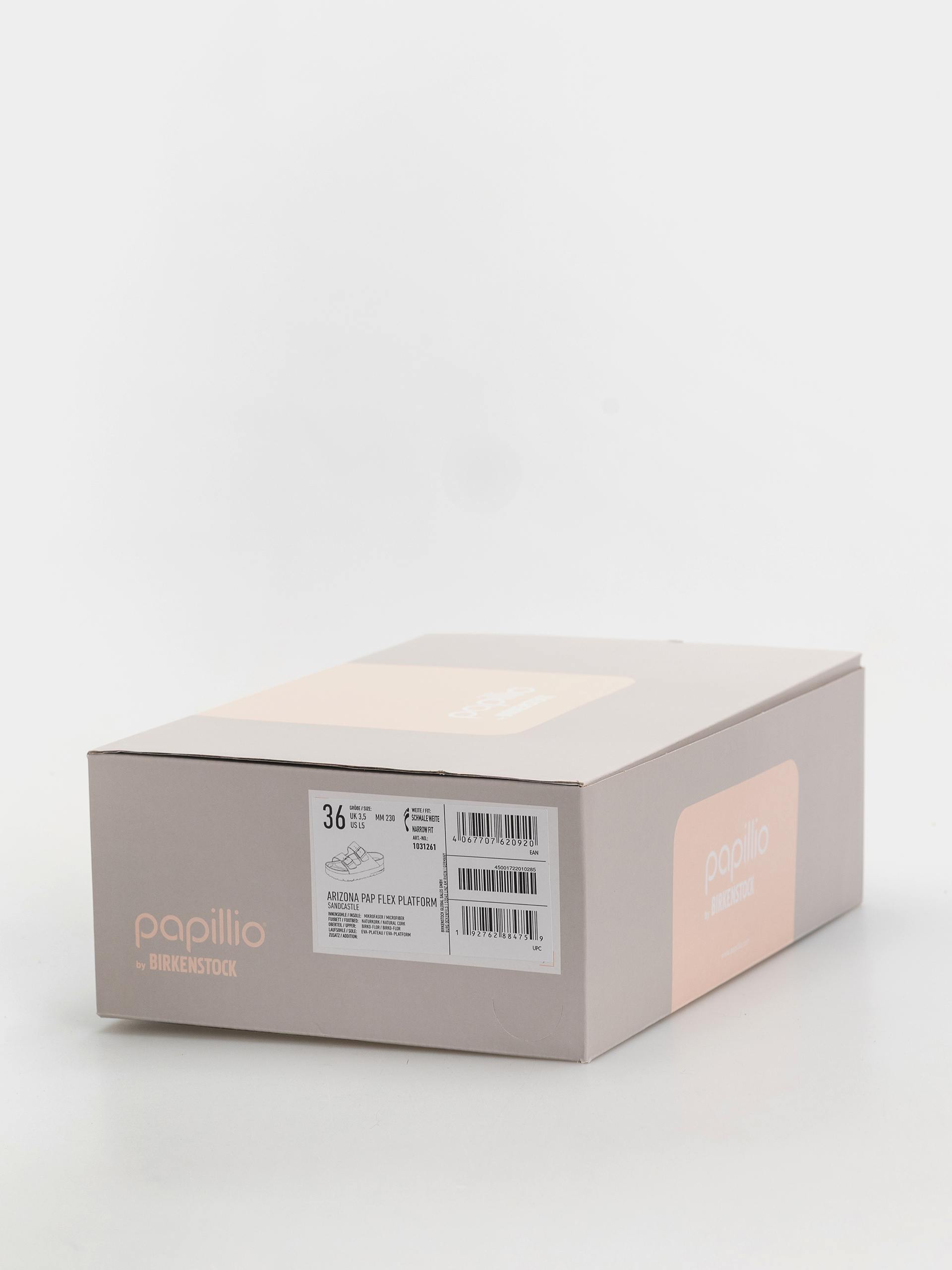 Шльопанці Birkenstock Arizona Flex Platform Birko Flor Narrow Wmn (sandcastle)