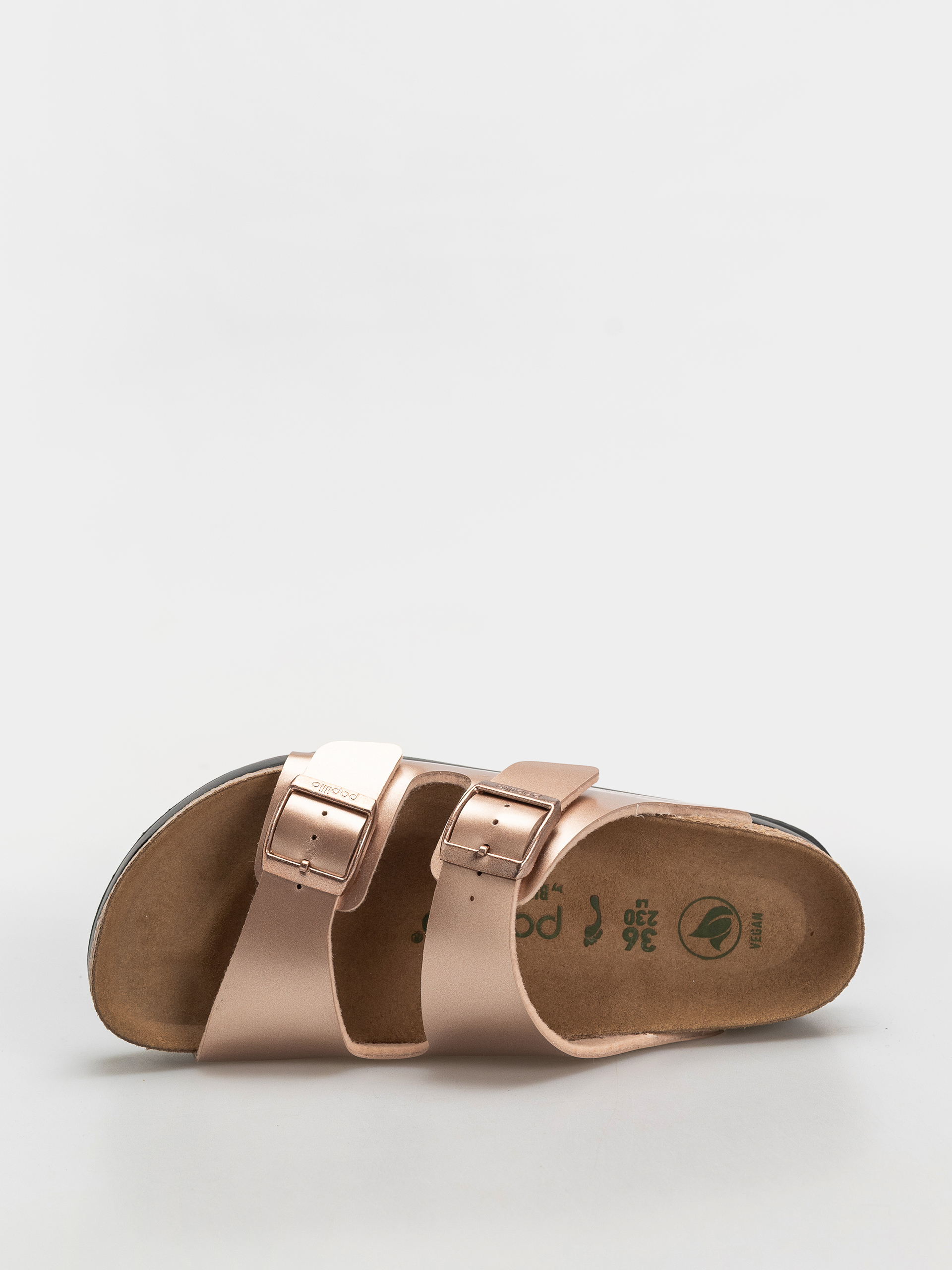 Шльопанці Birkenstock Arizona Flex Platform Birko Flor Narrow Wmn (electric metallic copper)