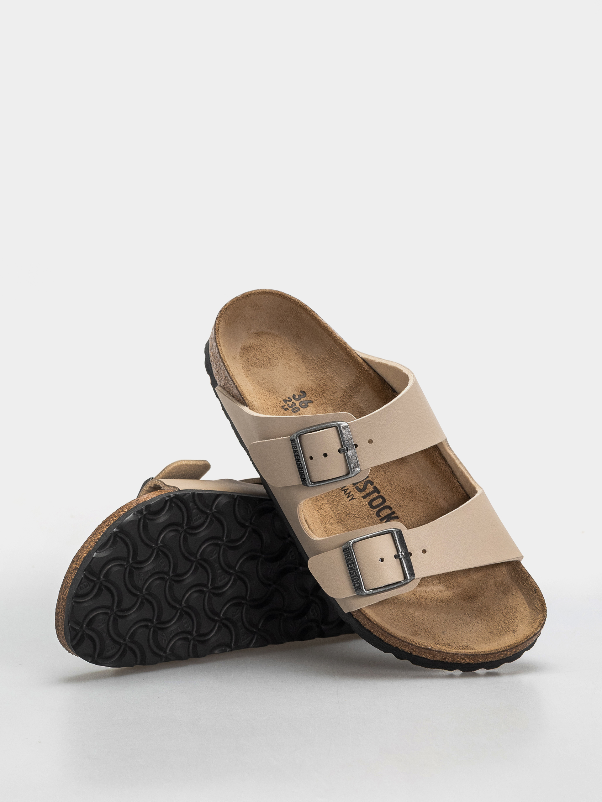 Шльопанці Birkenstock Arizona Birko Flor Narrow (sandcastle)