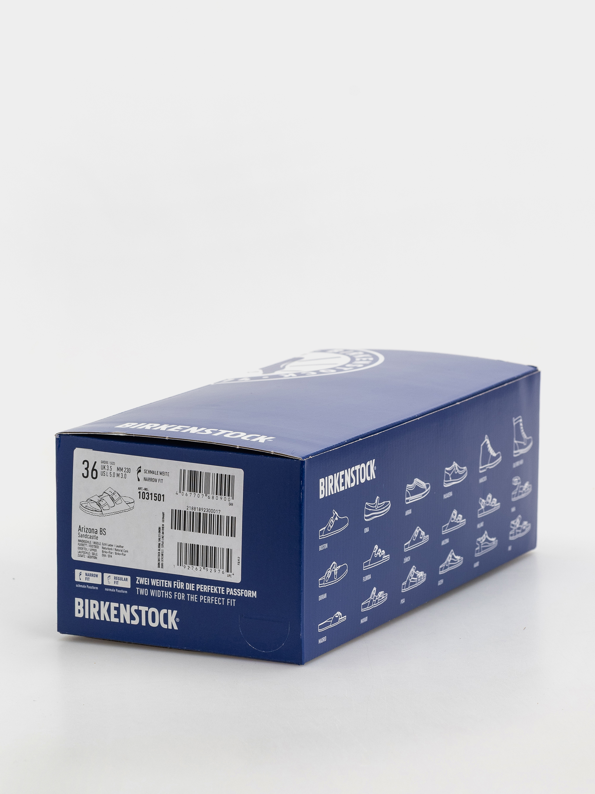 Шльопанці Birkenstock Arizona Birko Flor Narrow (sandcastle)