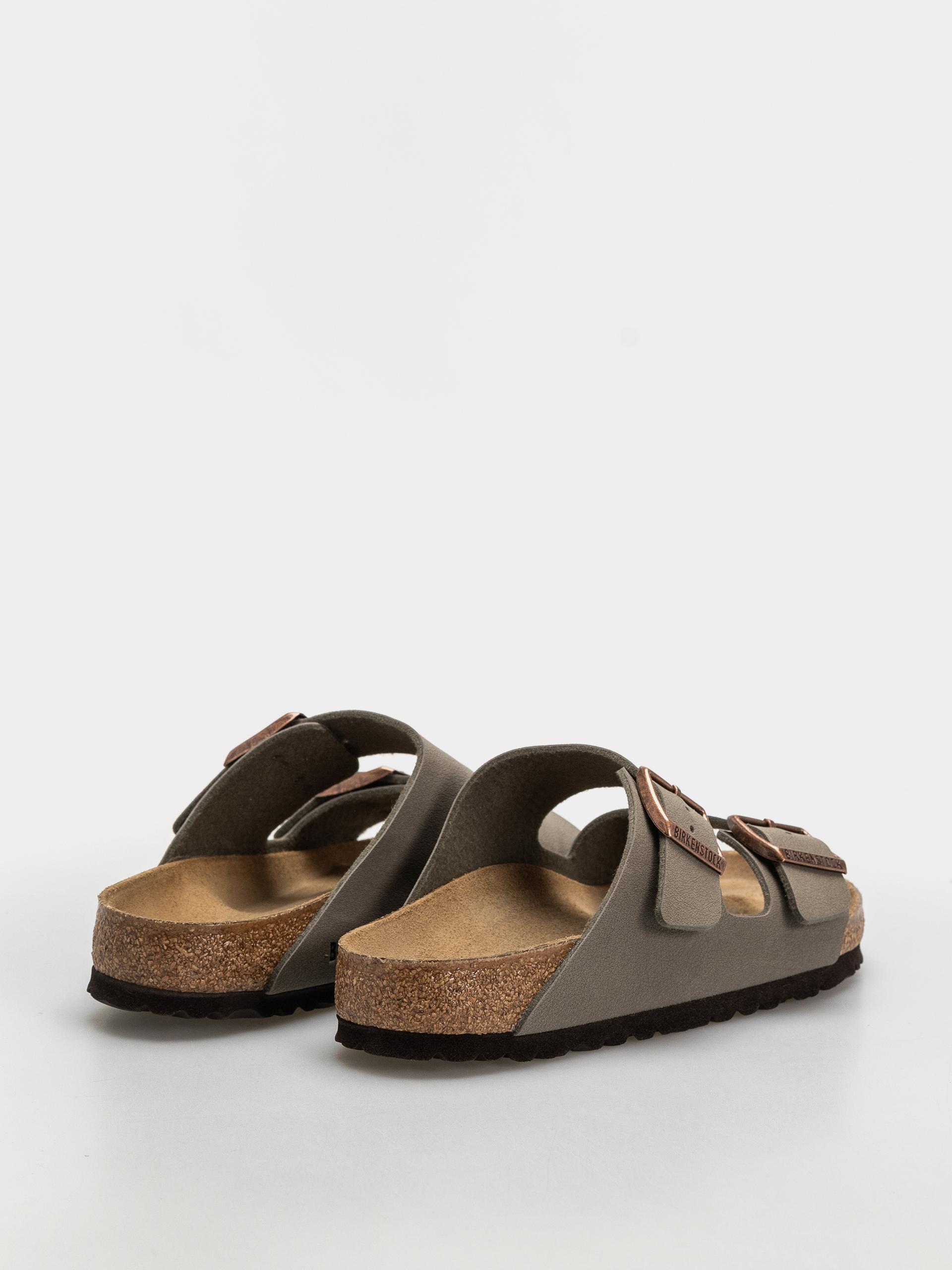 Шльопанці Birkenstock Arizona Birkibuc Regular (stone)