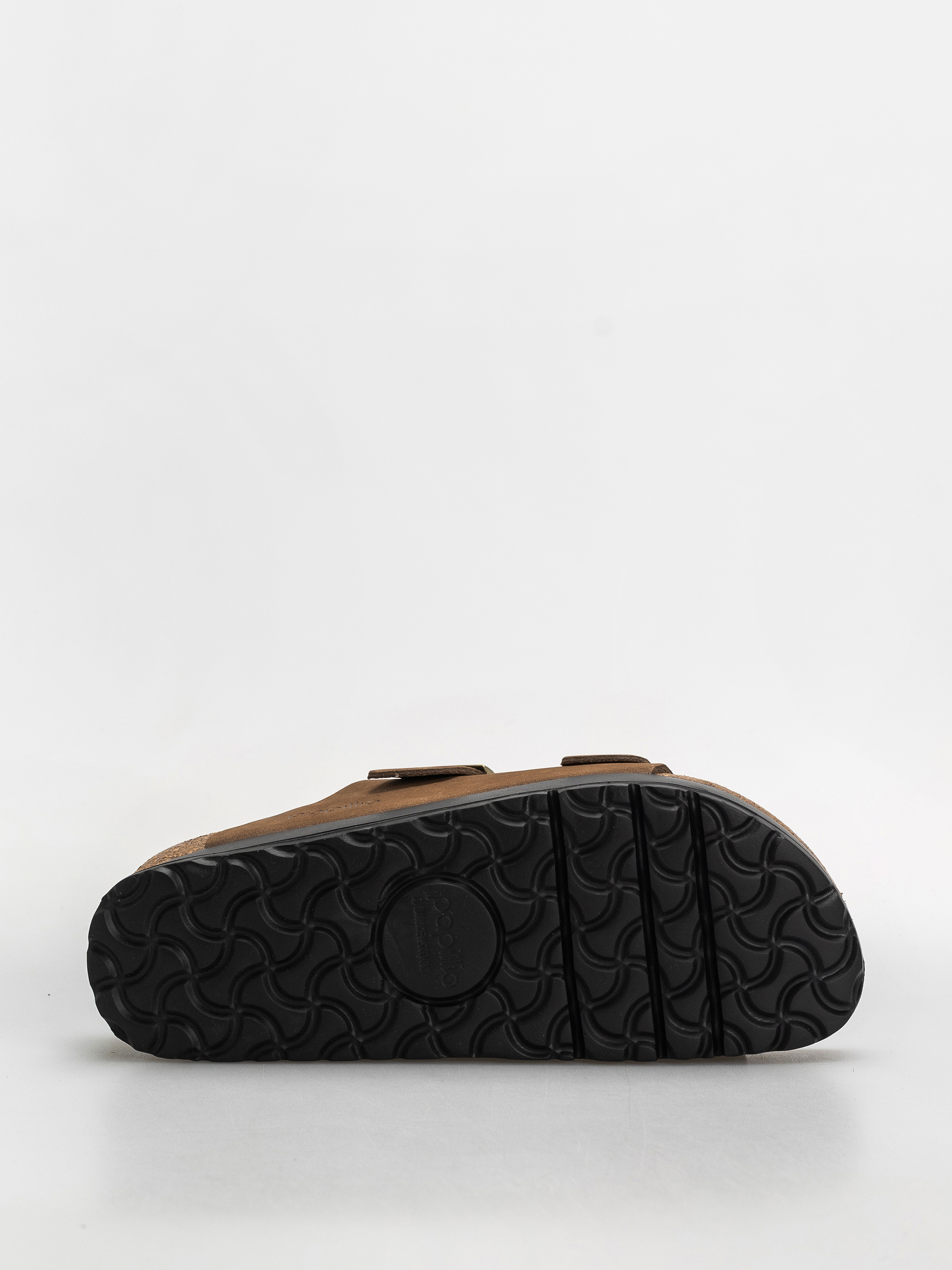 Шльопанці Birkenstock Arizona Flex Platform Nubuck Leather Narrow Wmn (dark tea)