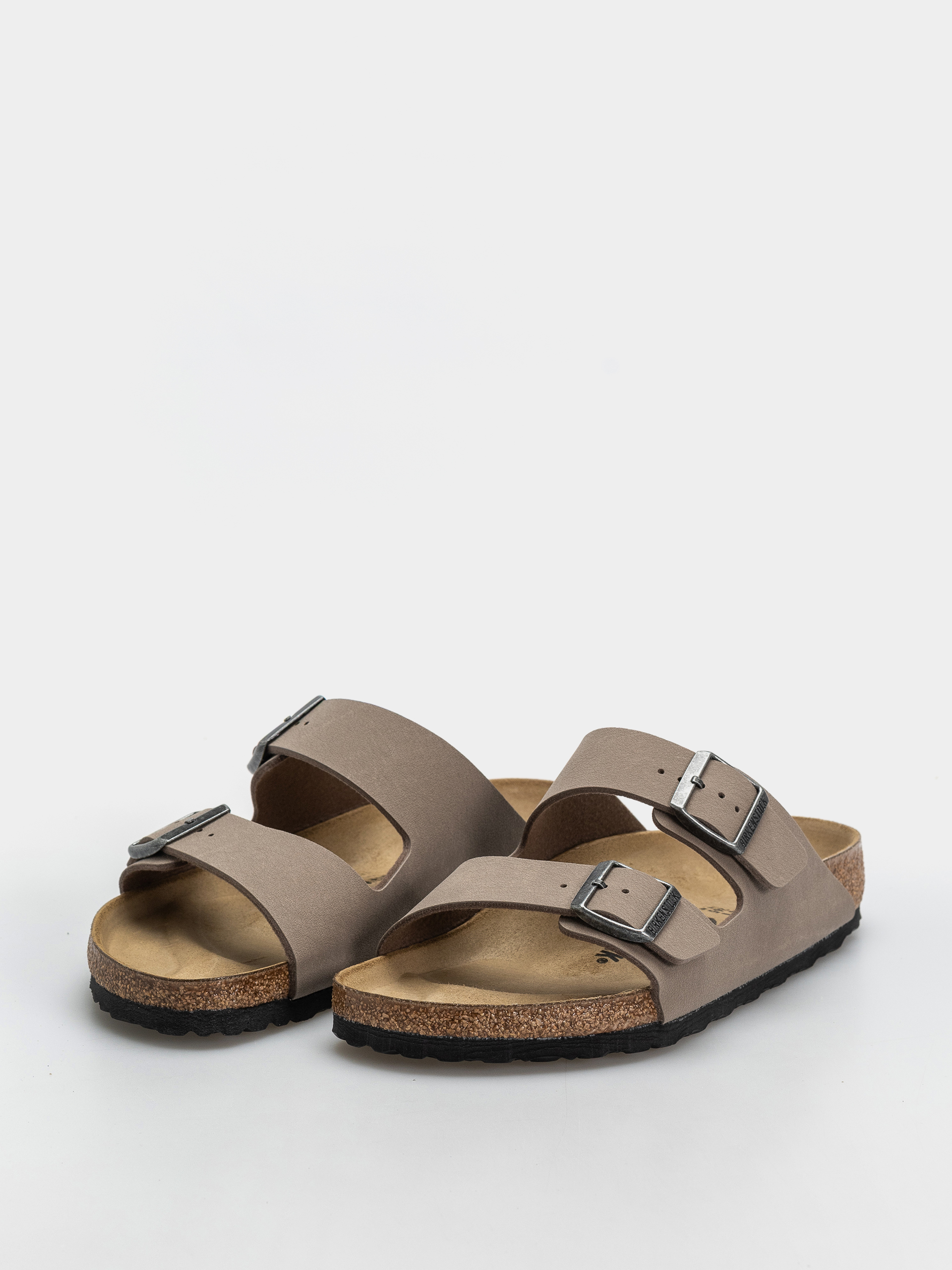 Шльопанці Birkenstock Arizona Birkibuc Regular (gray taupe)