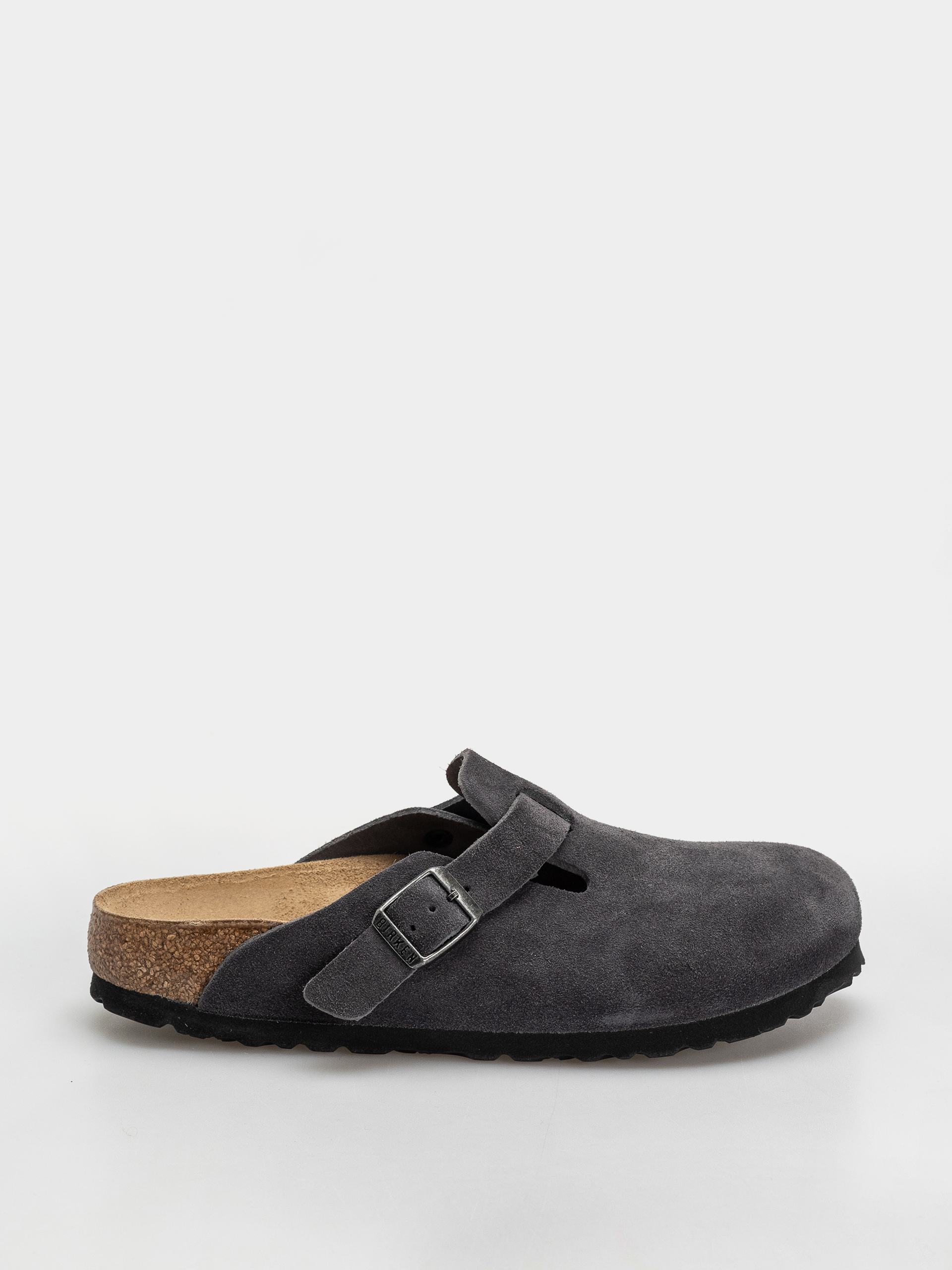 u0428u043bu044cu043eu043fu0430u043du0446u0456 Birkenstock Boston Suede Leather Narrow (charcoal)