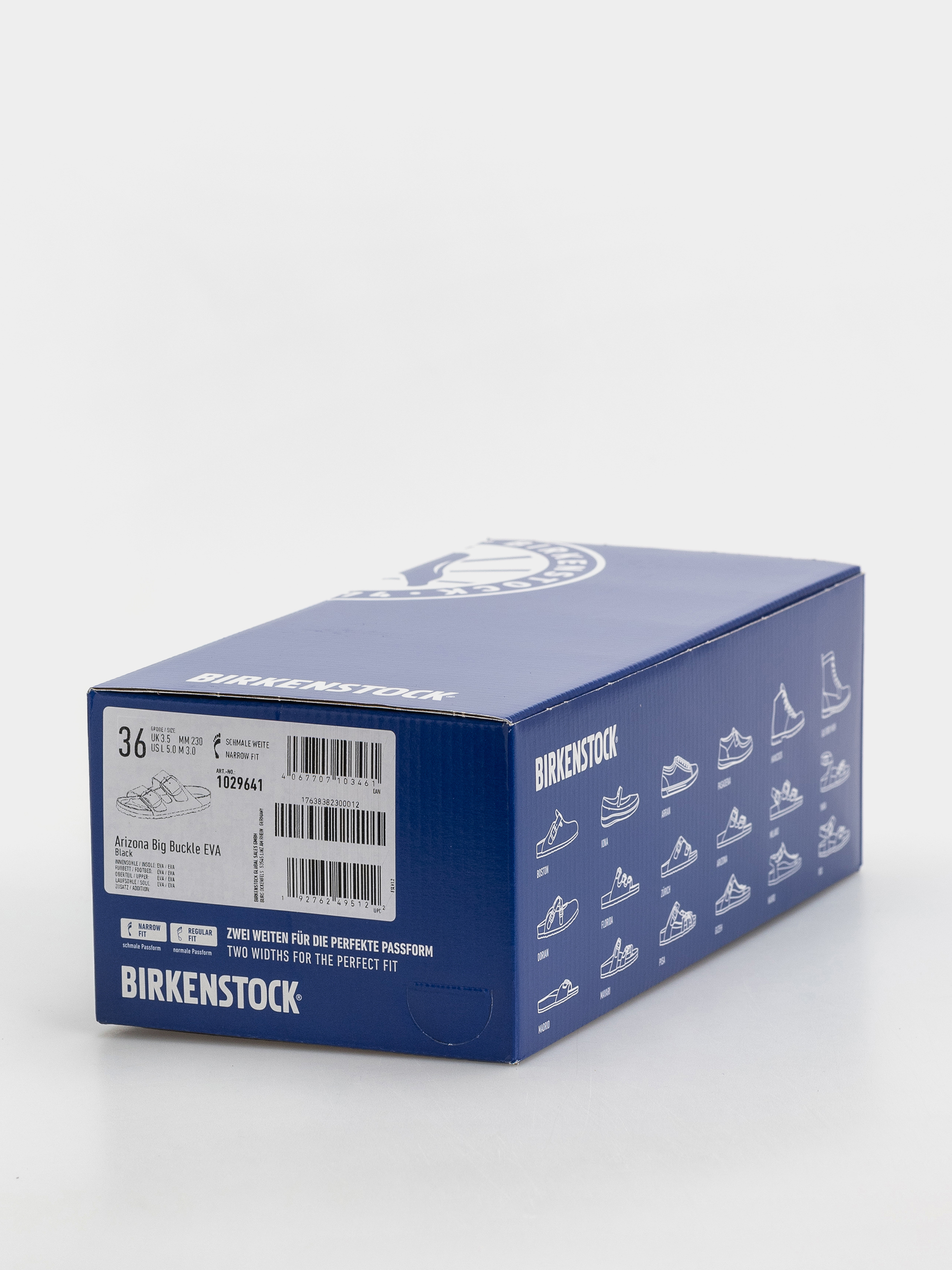 Шльопанці Birkenstock Arizona Big Buckle EVA Narrow Wmn (black)