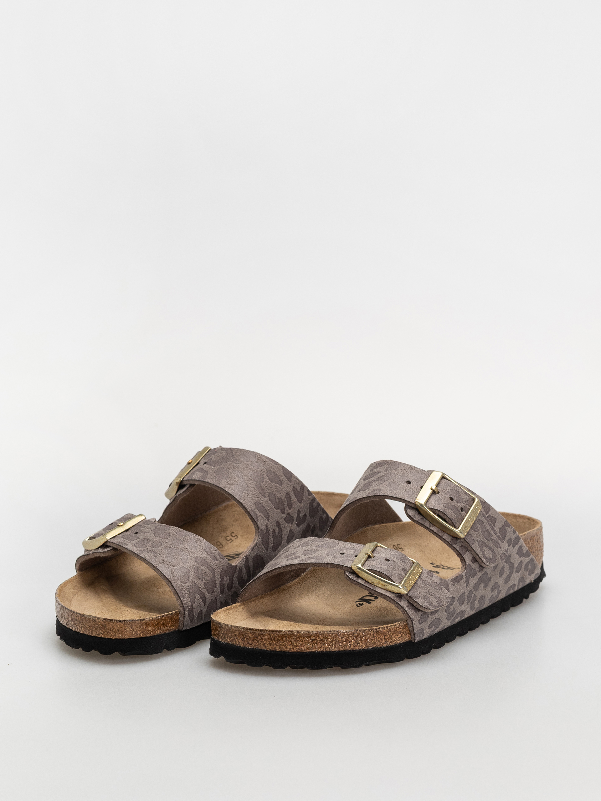 Шльопанці Birkenstock Arizona Synthetics Narrow Wmn (syn leo grey taupe)