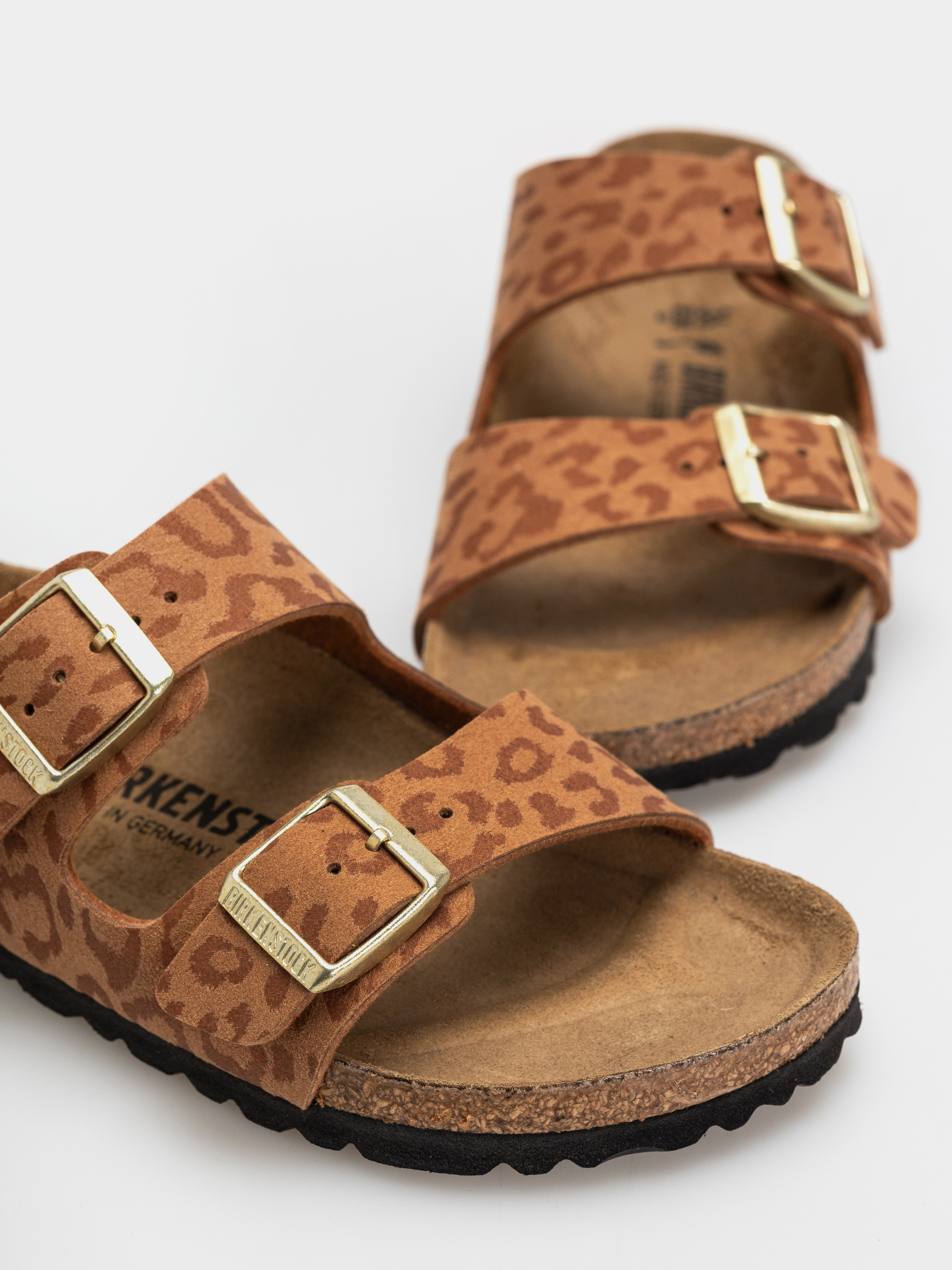 Шльопанці Birkenstock Arizona Synthetics Narrow Wmn (syn leo pecan)