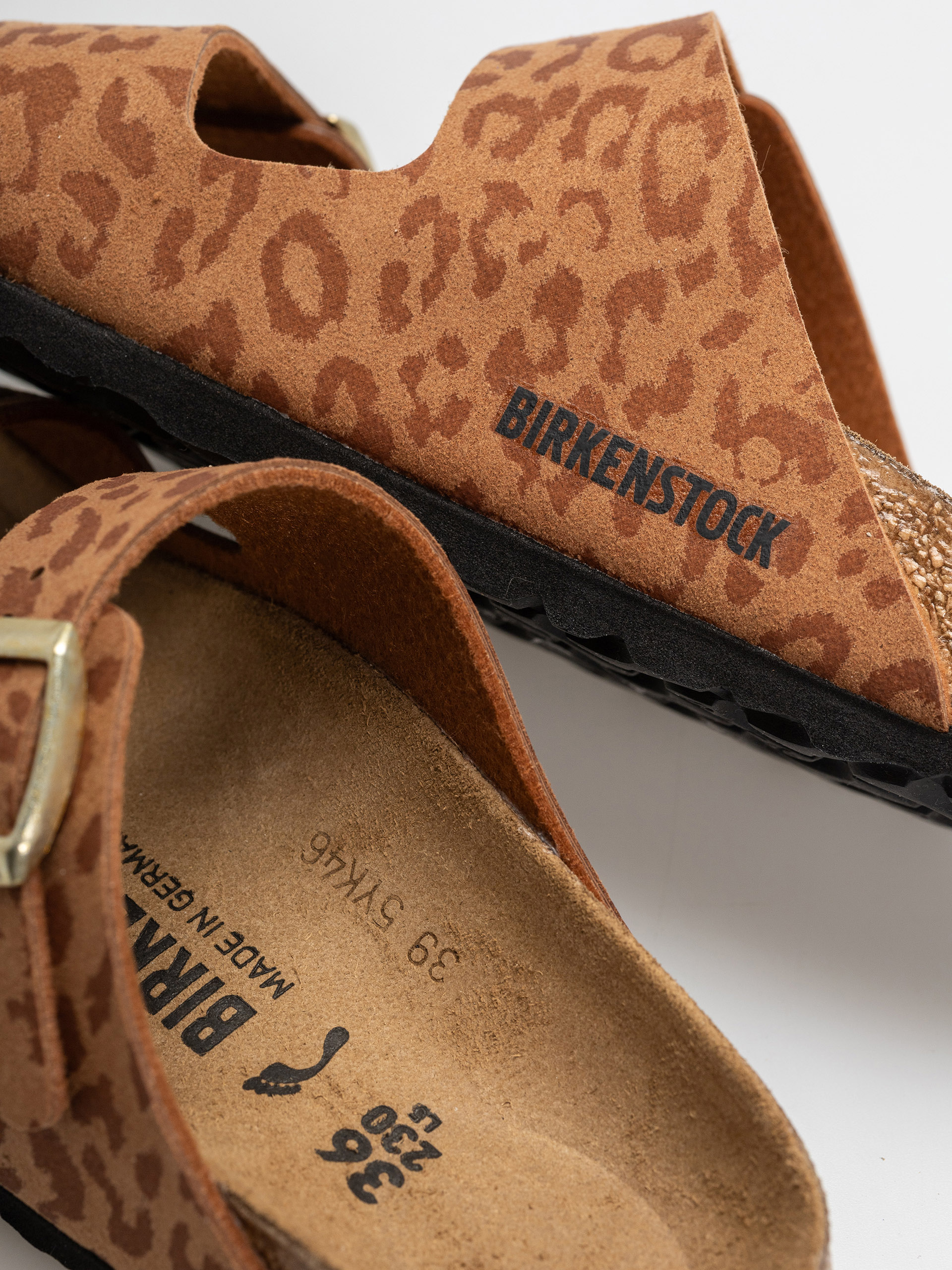 Шльопанці Birkenstock Arizona Synthetics Narrow Wmn (syn leo pecan)