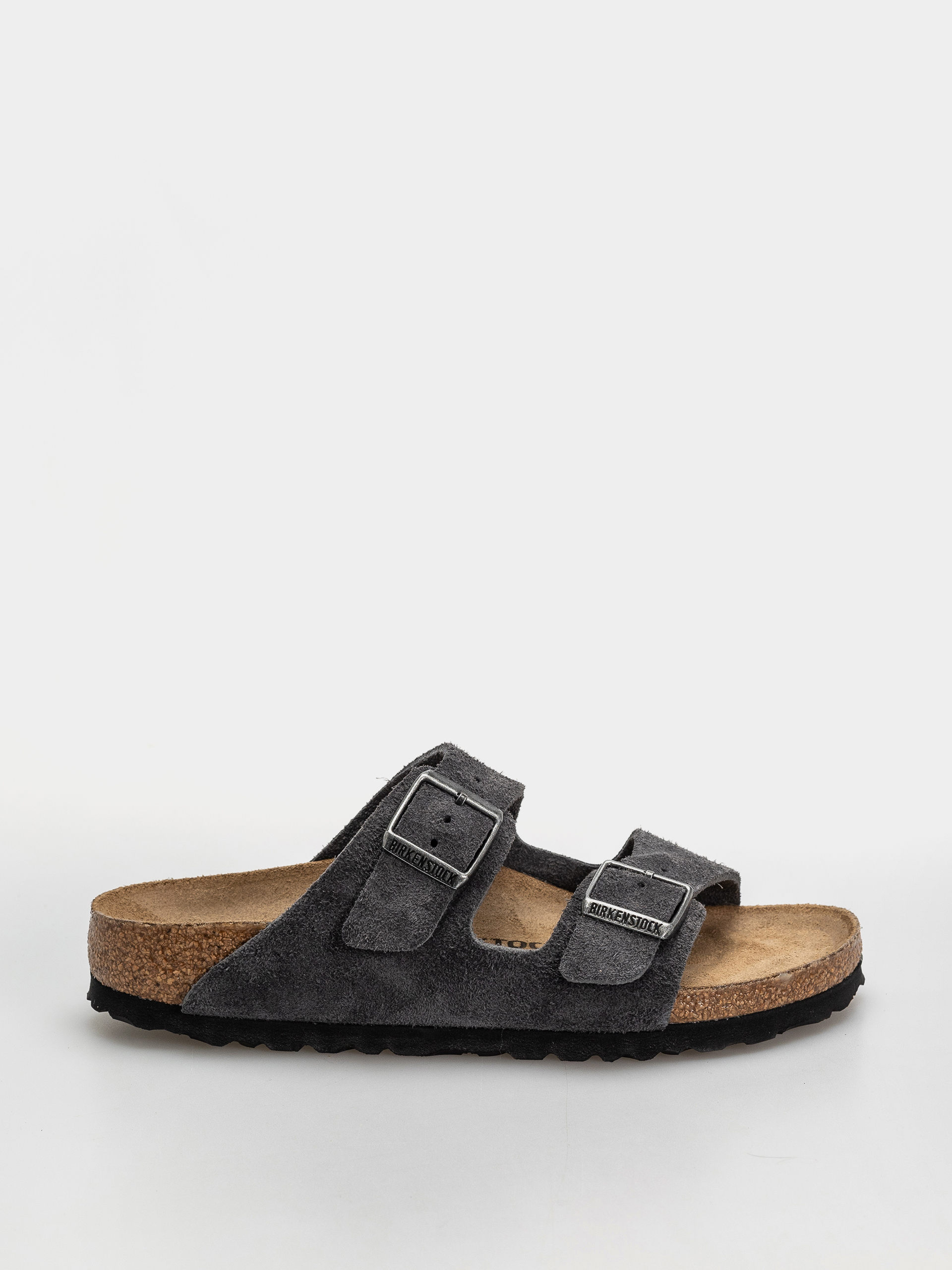 u0428u043bu044cu043eu043fu0430u043du0446u0456 Birkenstock Arizona Suede Leather Narrow (charcoal)