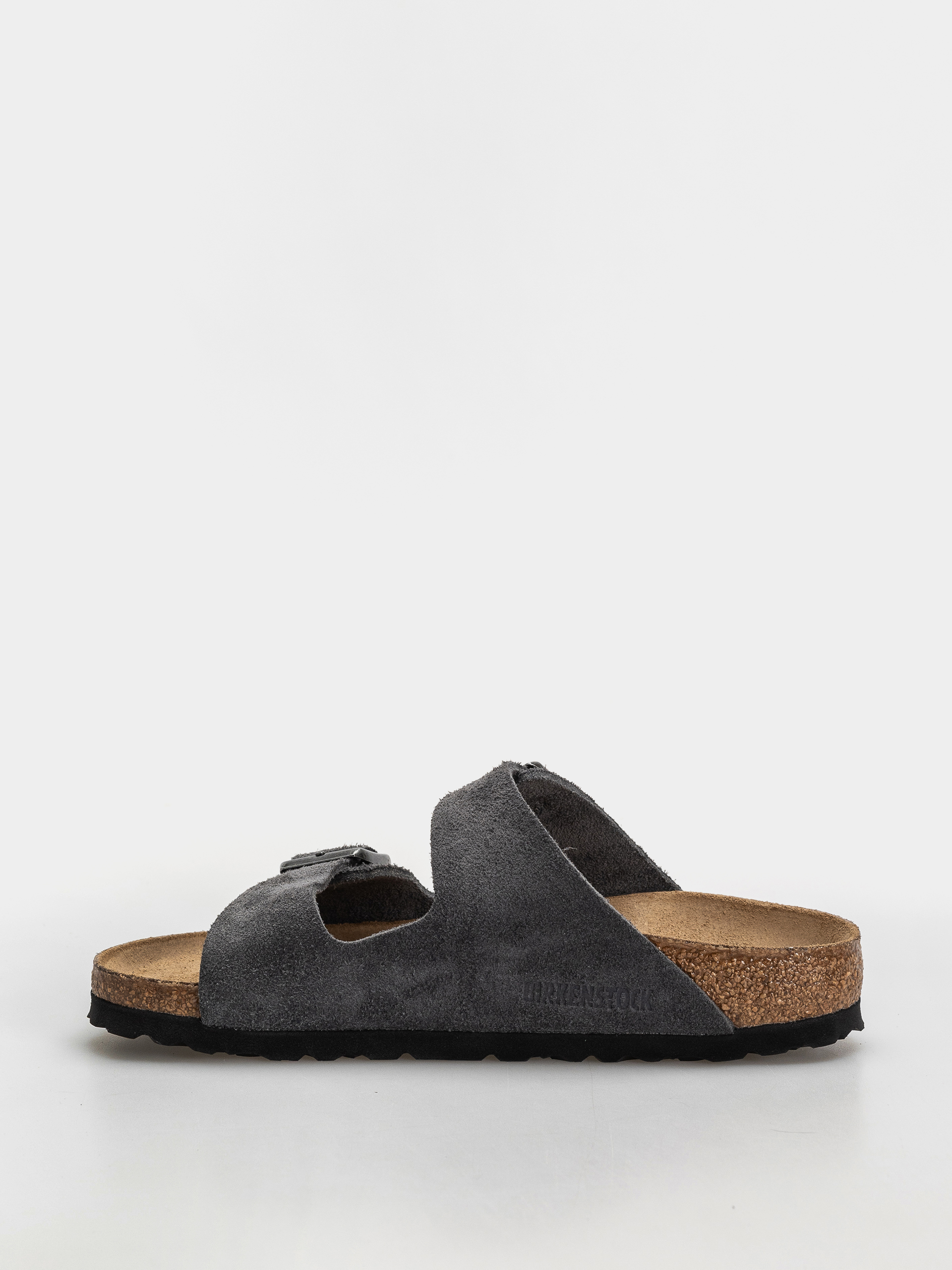 Шльопанці Birkenstock Arizona Suede Leather Narrow (charcoal)