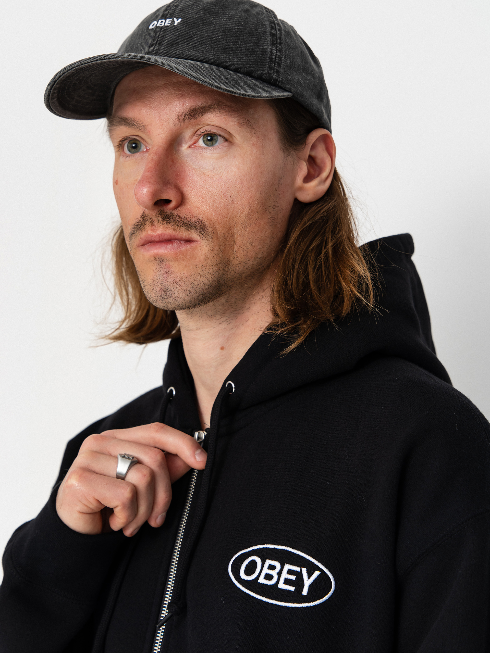 Худі OBEY Oval ZHD (black)