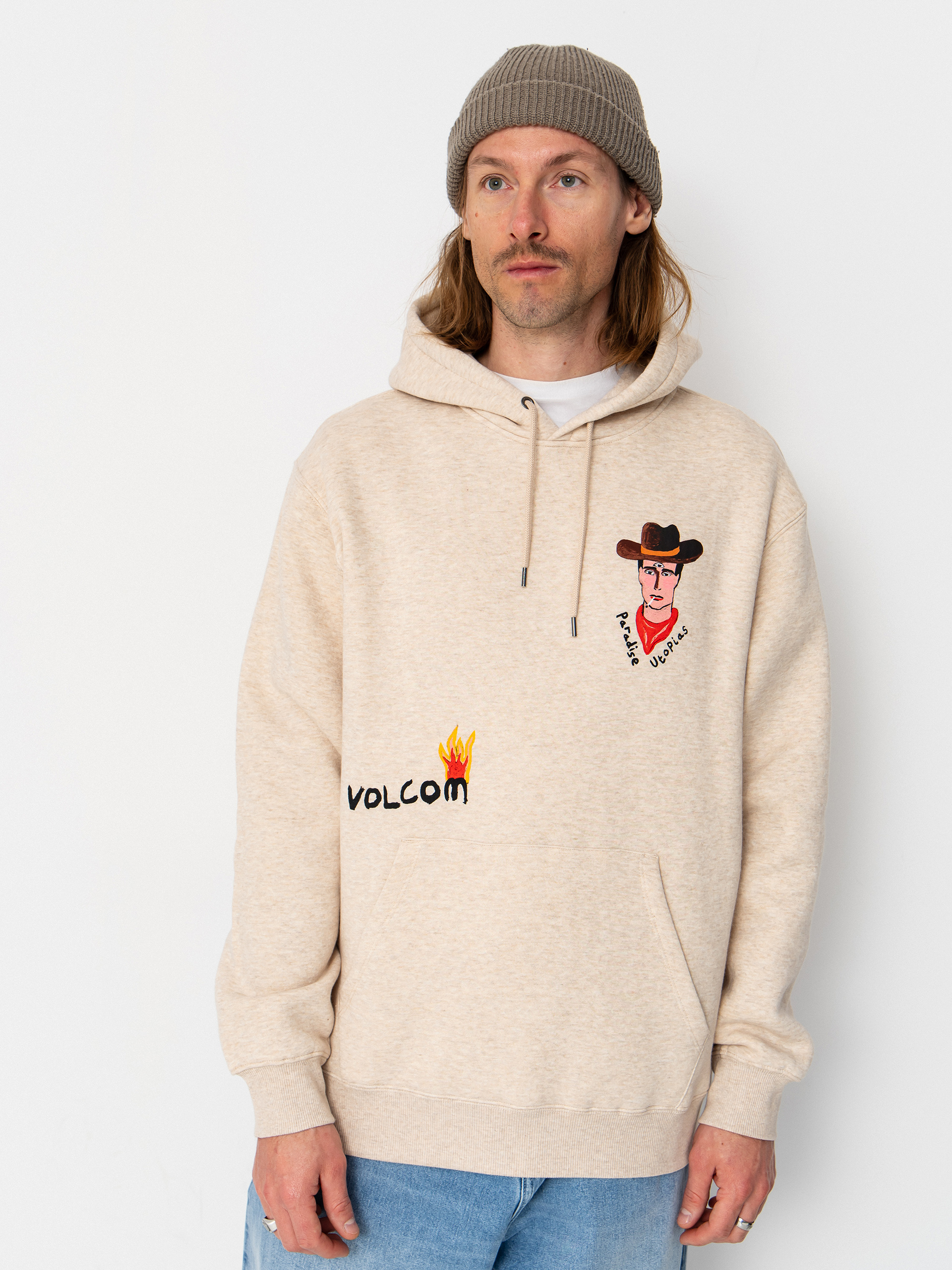 Худі Volcom Fa Mickey Mason HD (dust heather)