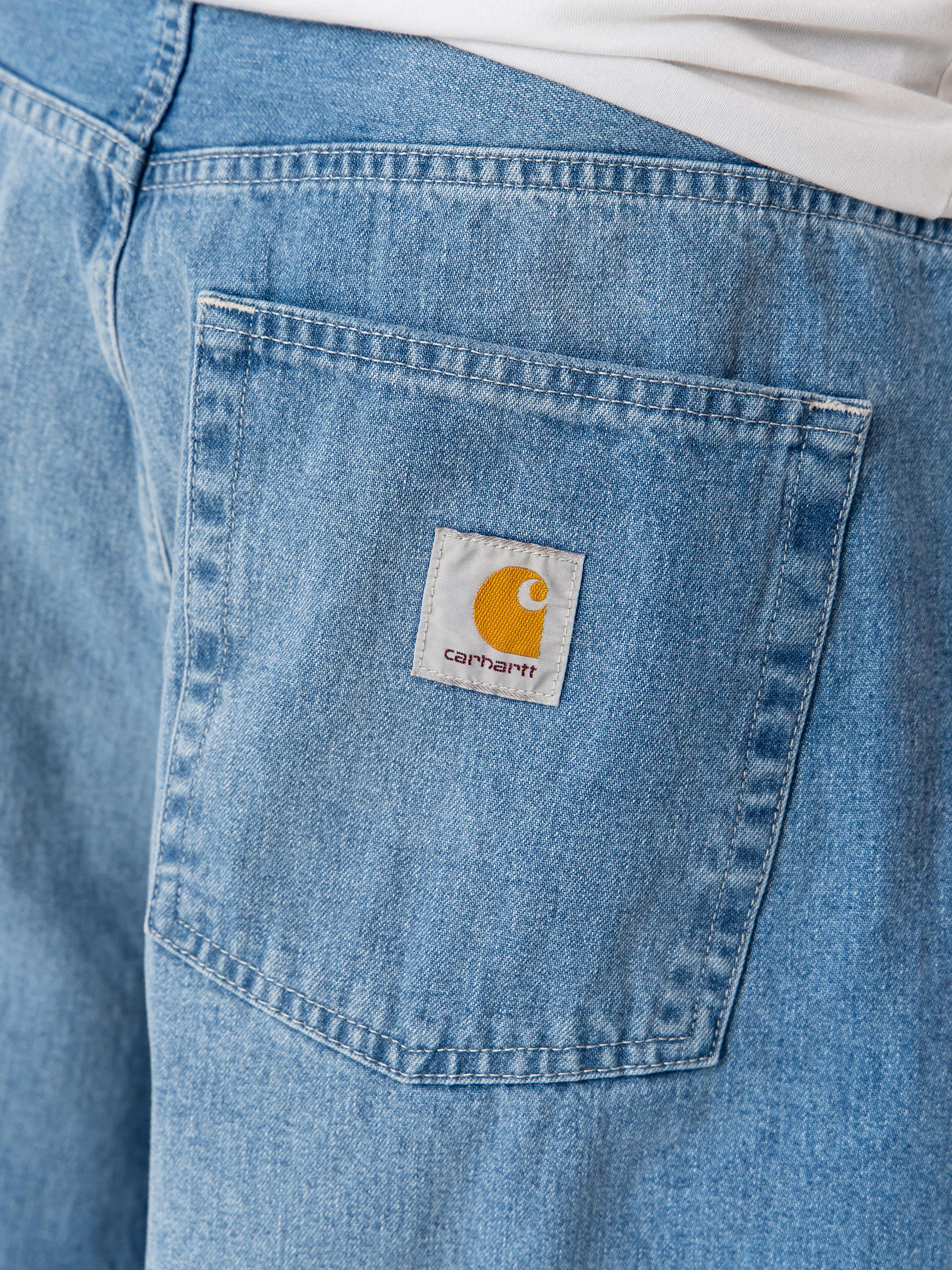 Штани Carhartt WIP Brandon (blue light true washed)