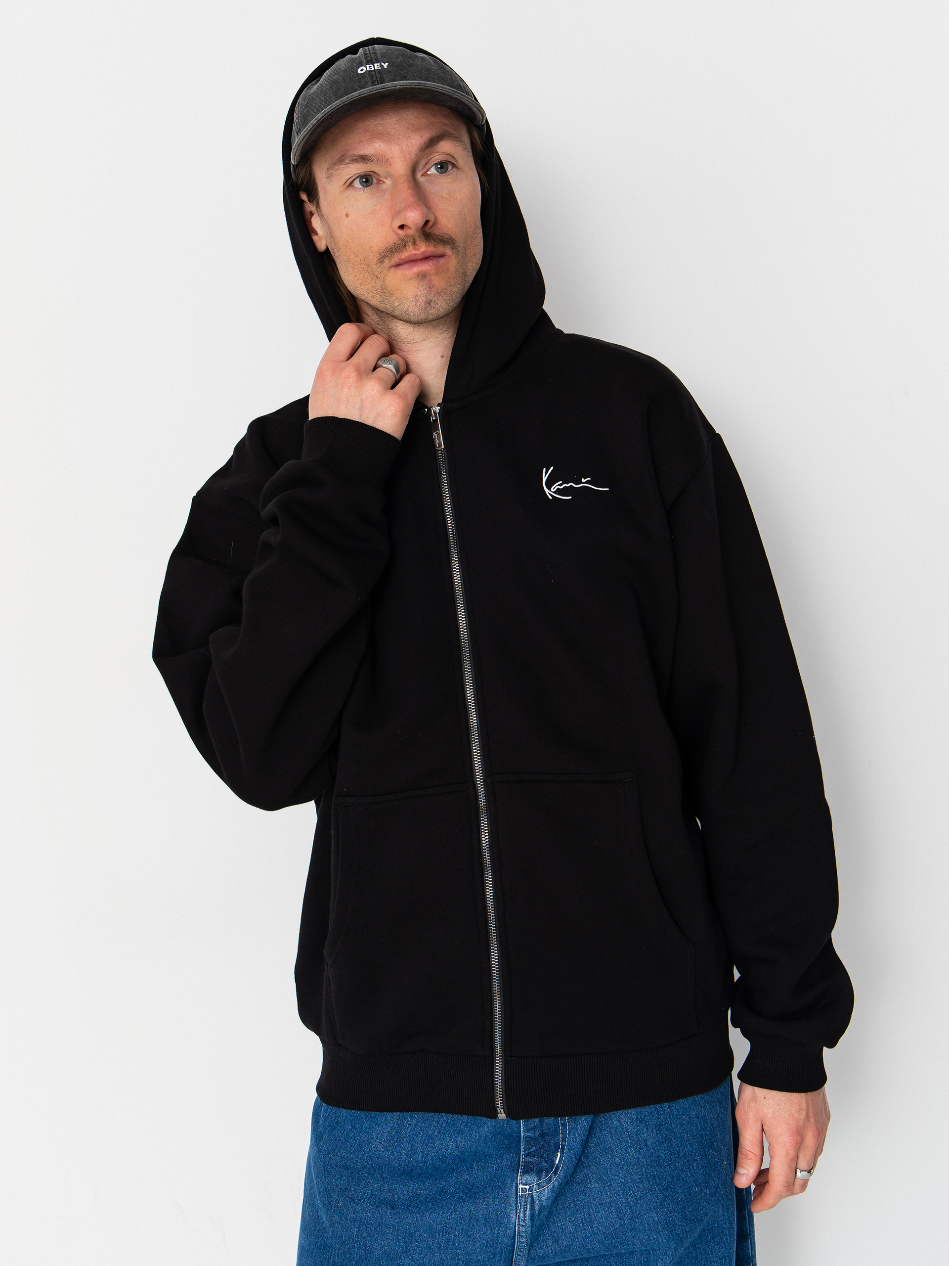 Худі Karl Kani Chest Signature Essential ZHD (dark grey)