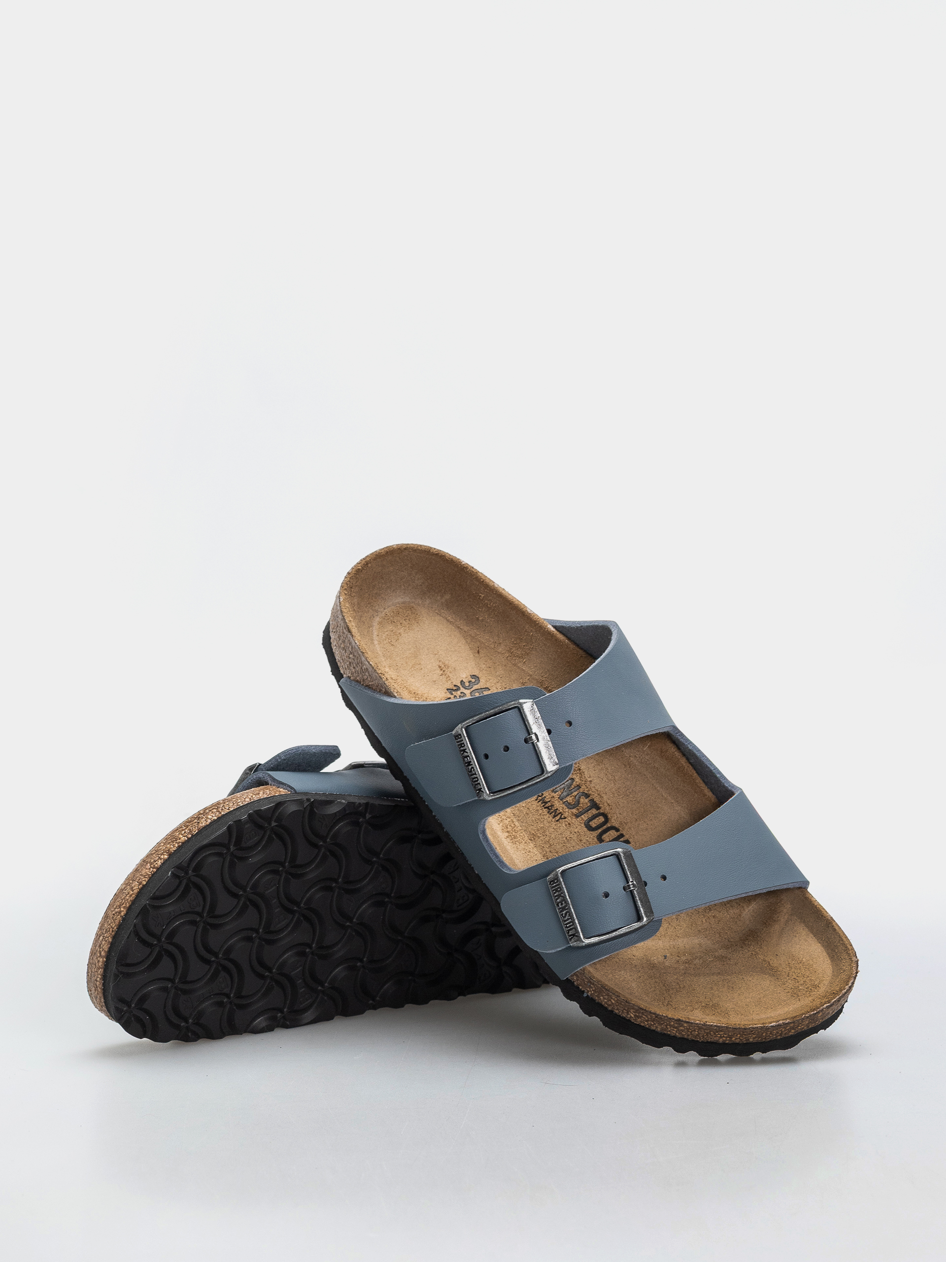 Шльопанці Birkenstock Arizona Birko Flor Narrow (basalt gray)