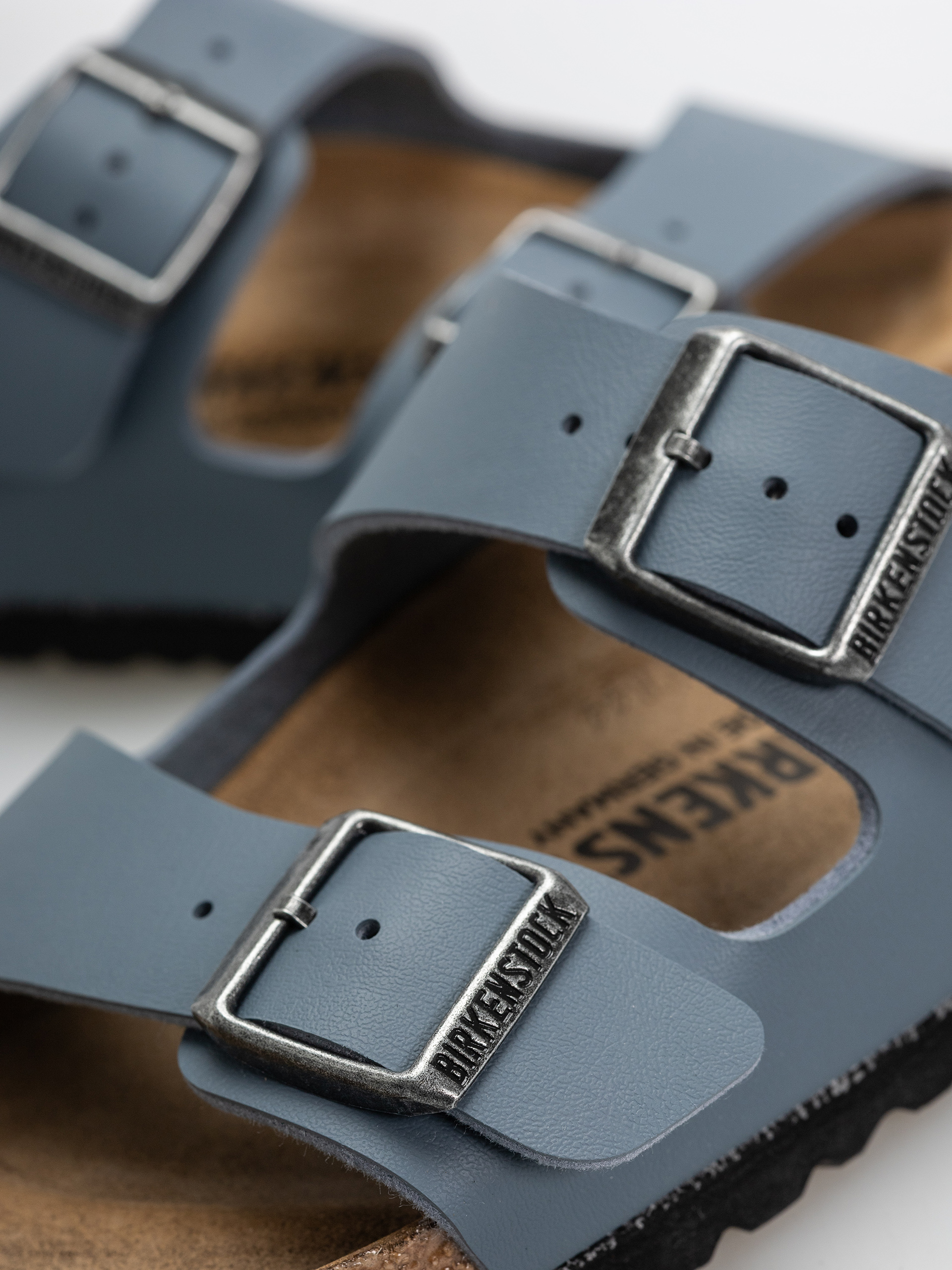 Шльопанці Birkenstock Arizona Birko Flor Narrow (basalt gray)