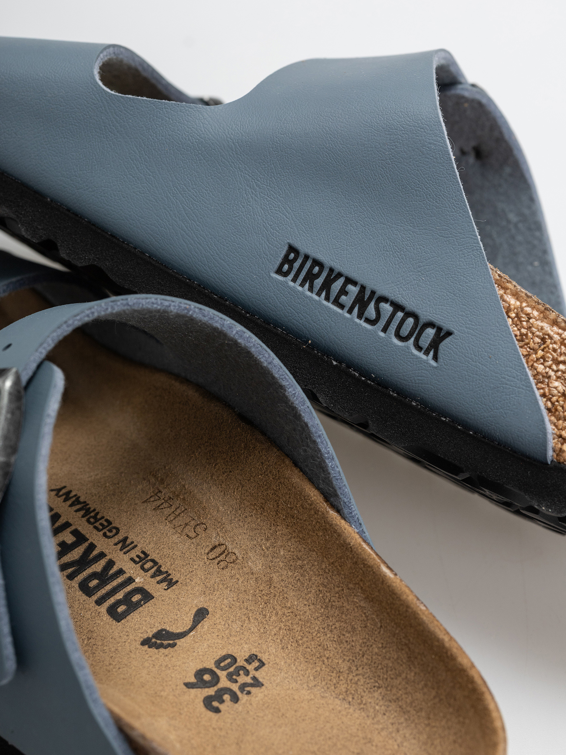 Шльопанці Birkenstock Arizona Birko Flor Narrow (basalt gray)